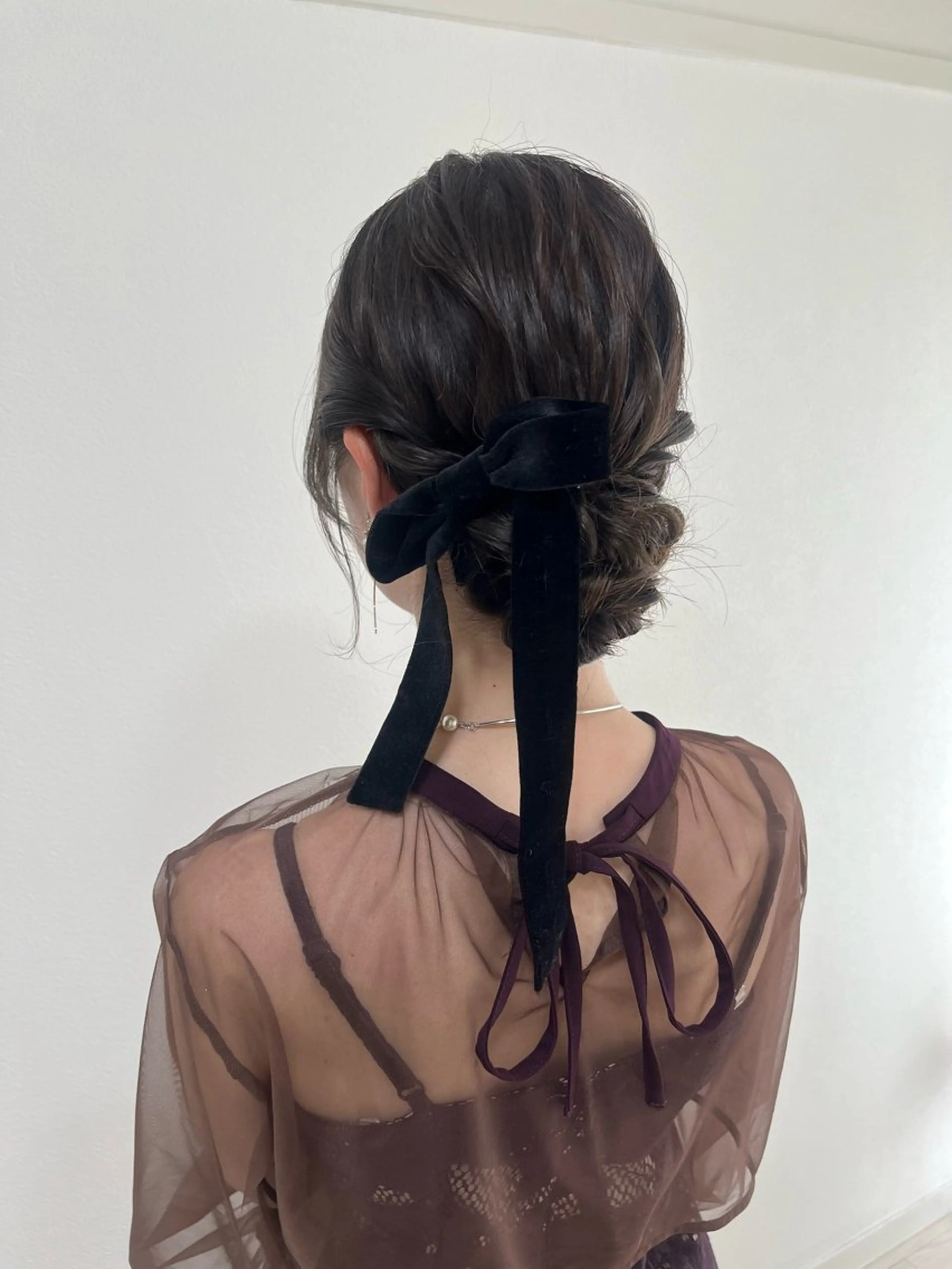 ミディアム ヘアアレンジ ヘアセット ヘアセットサロン /上坪愛美のヘアスタイル