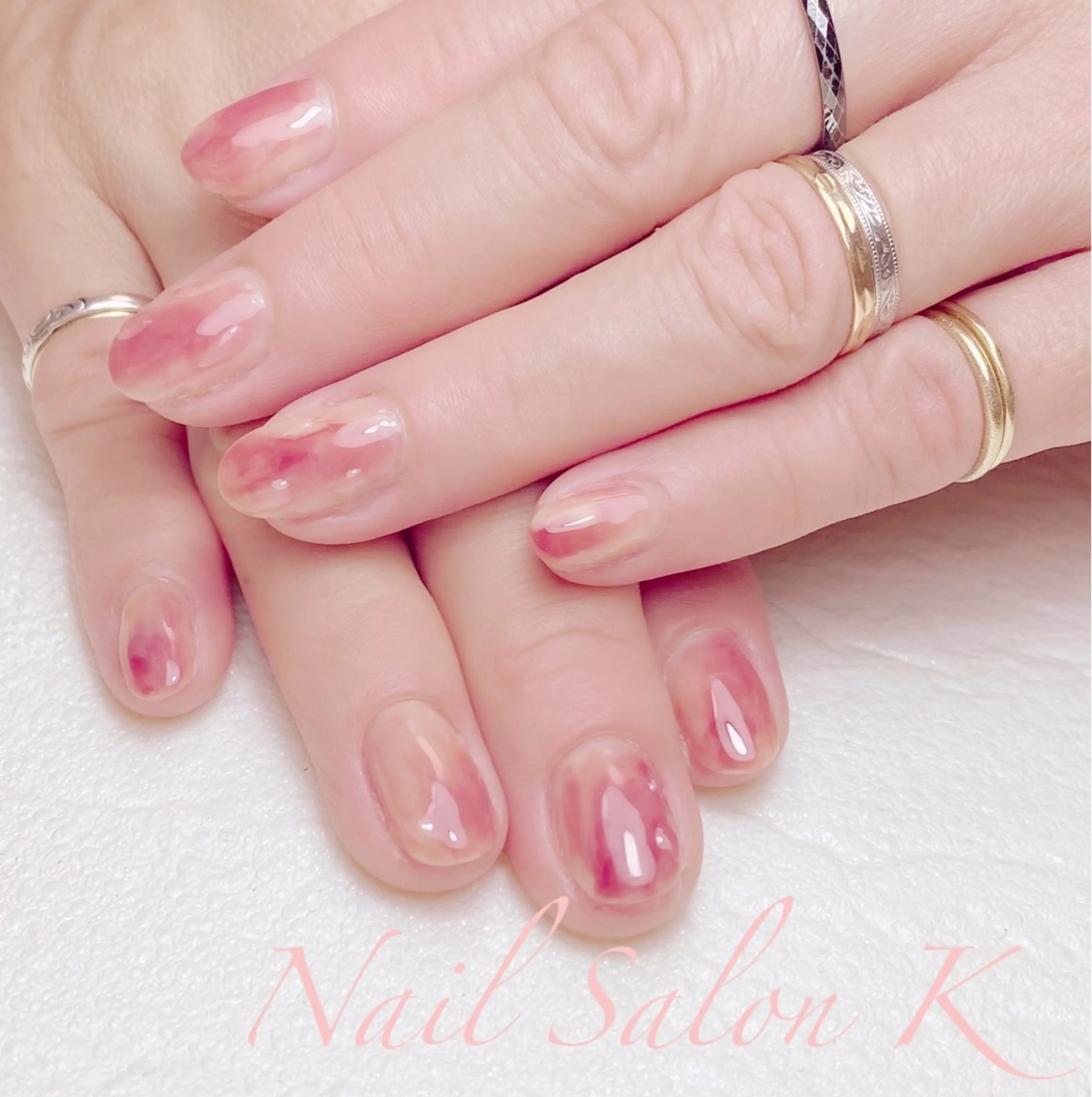 ネイル ハンドネイル Nail Salon K 🧸美爪育成のネイルデザイン