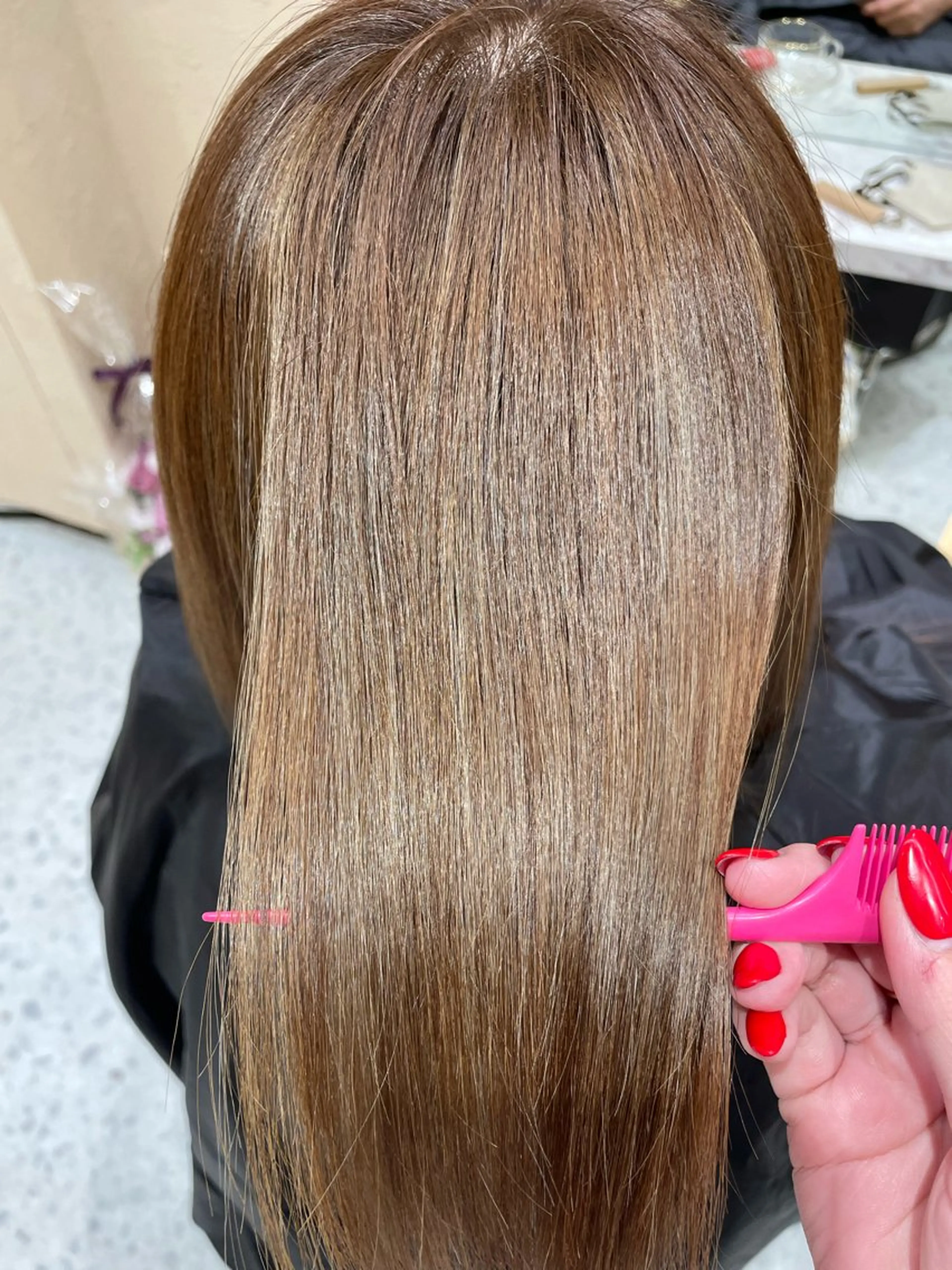 ミディアム カラー 韓国ヘア/髪質改善 /Harunaのヘアスタイル