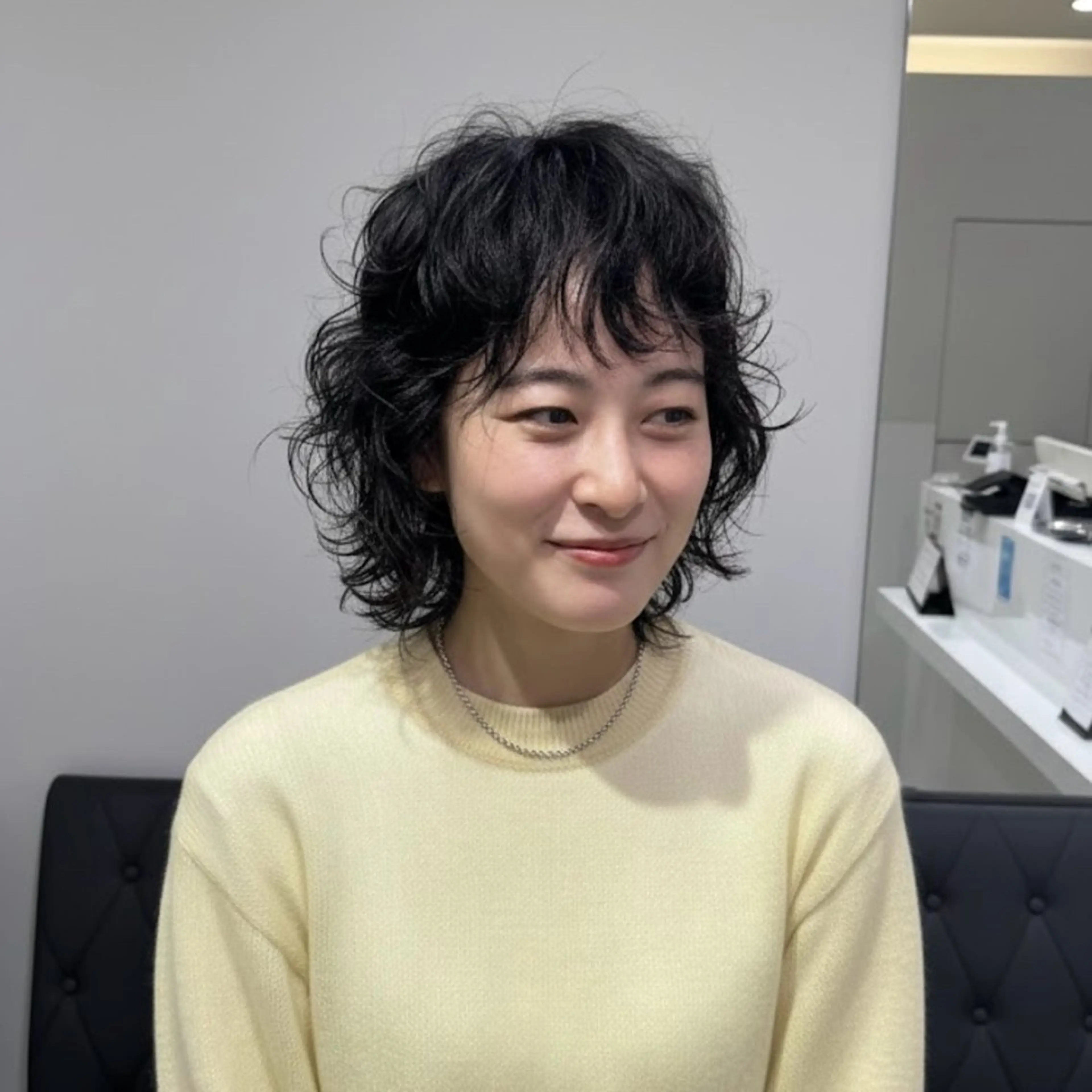 【髪質改善クリームパーマ】でパーマのデメリット解消👍の写真