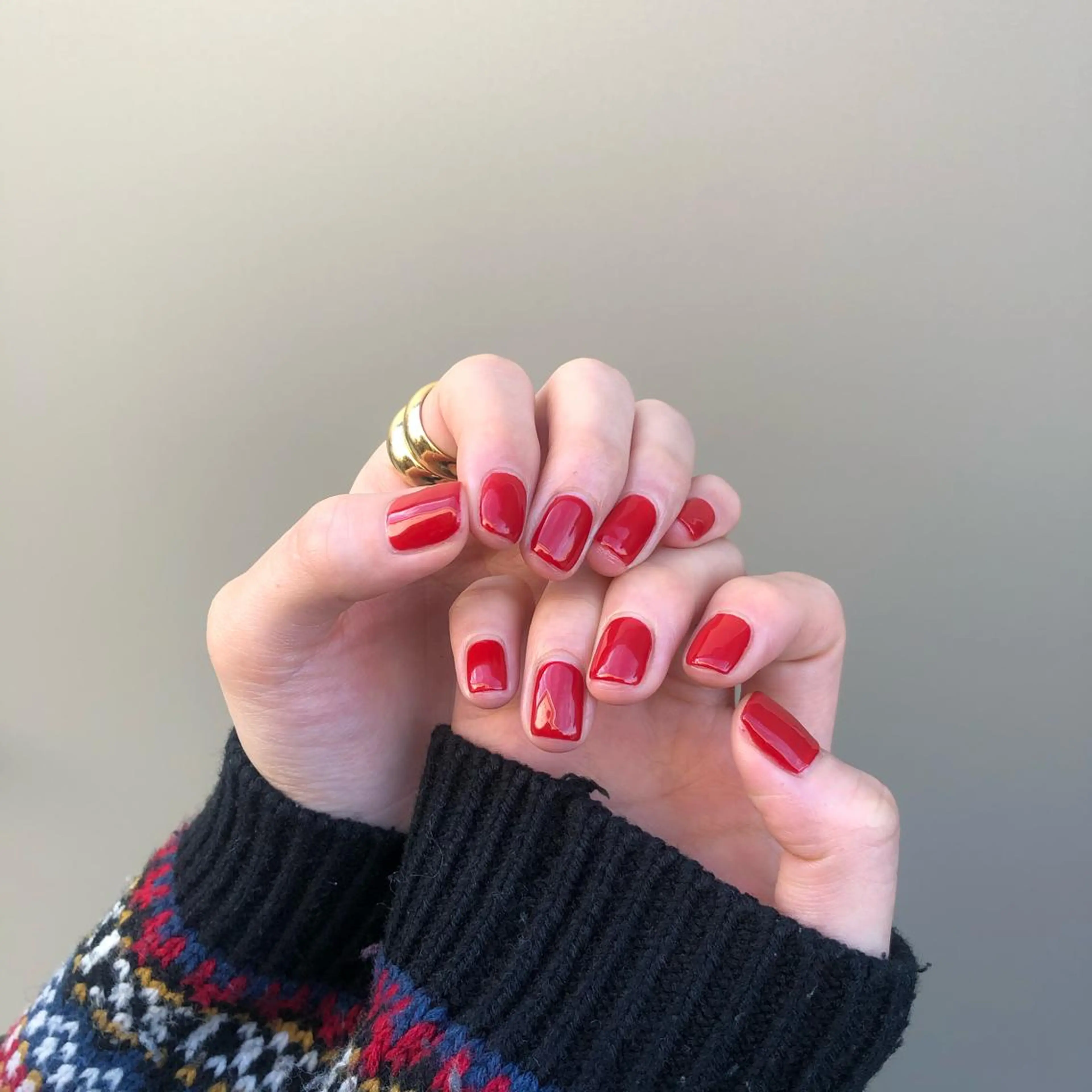 ぱきっと濃いワンカラー【ソフトジェルオフあり◎】※自爪のみ◎亀裂補強/長さだし不可の写真