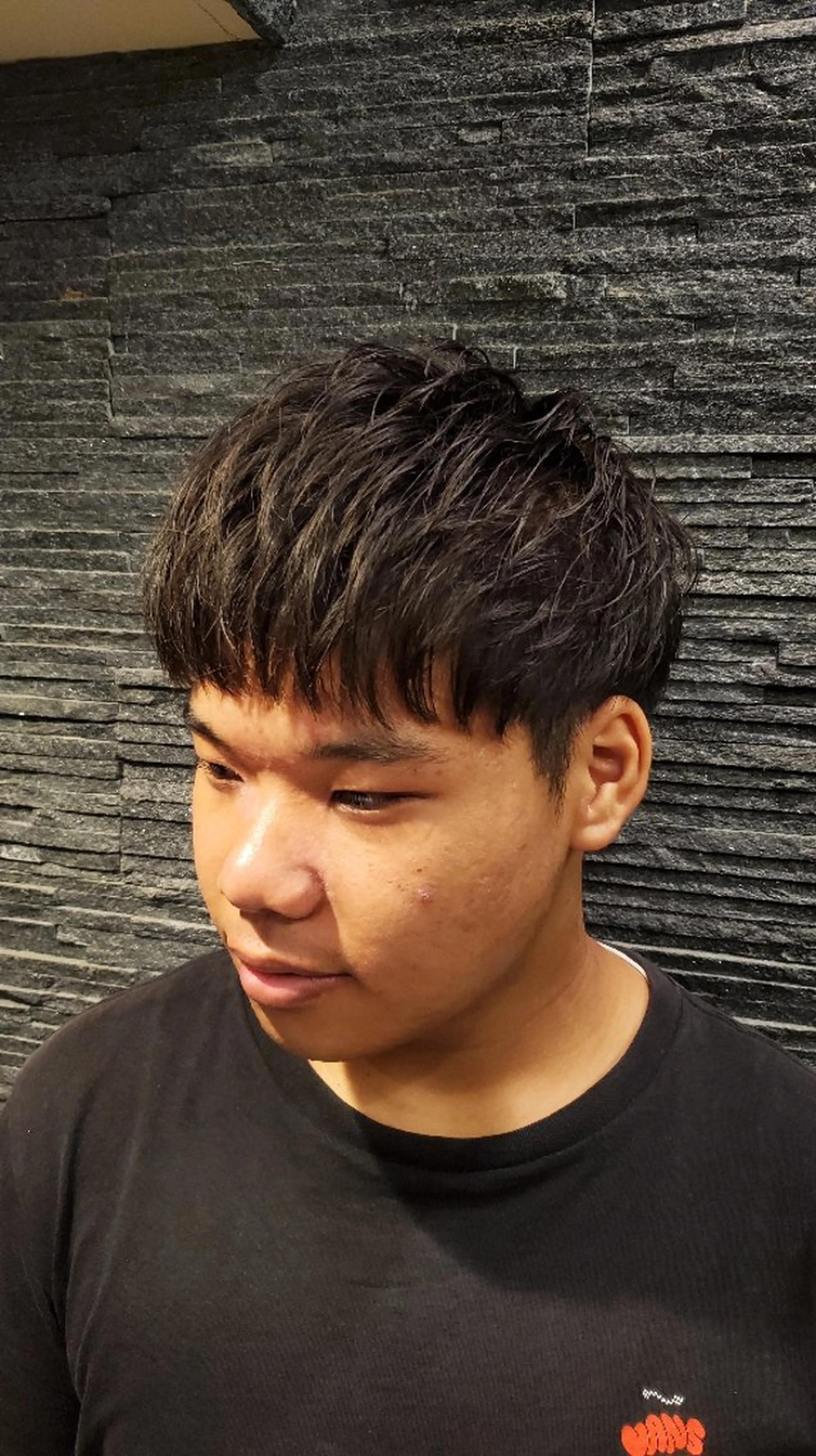 ミディアム 髙司 哲伸のヘアスタイル