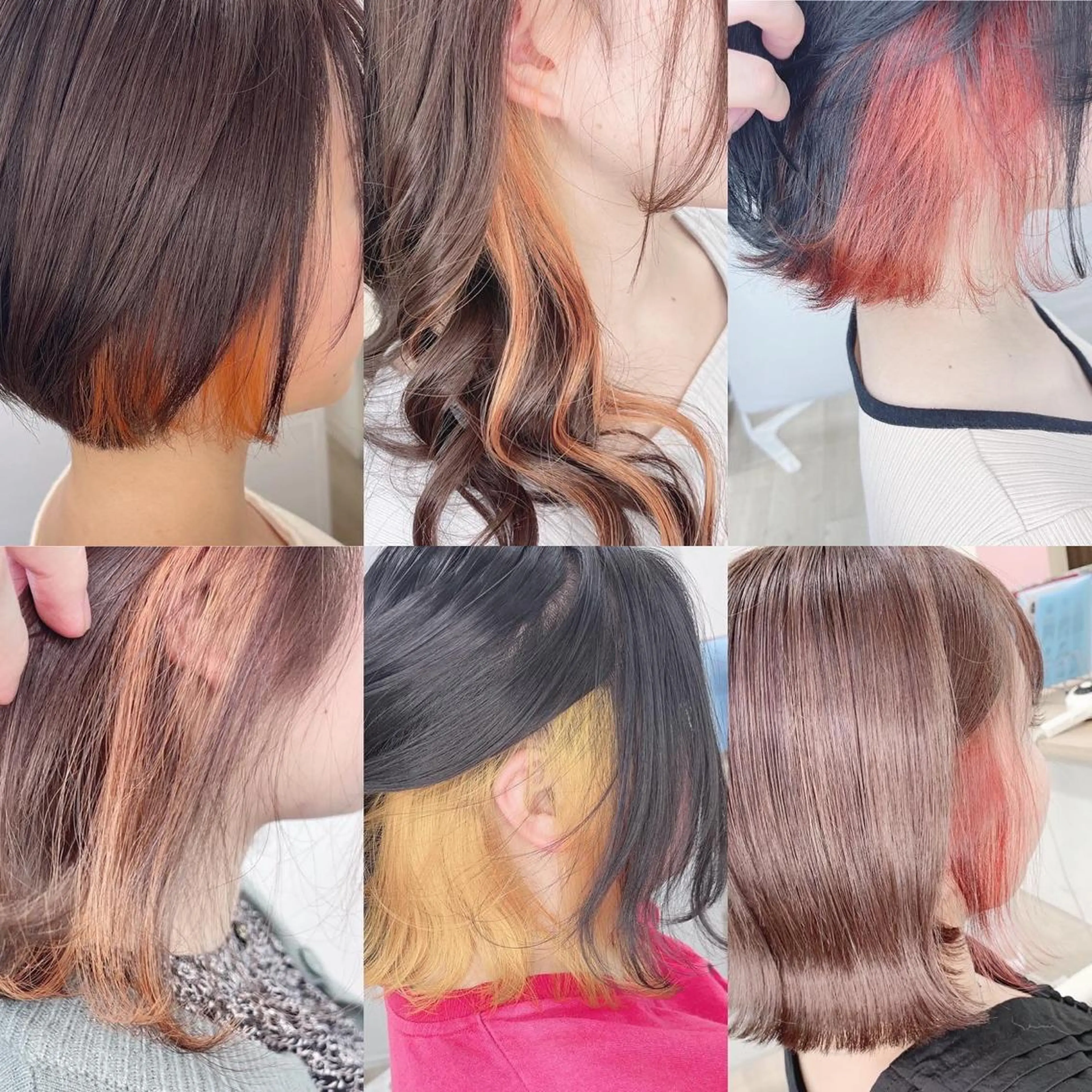 カラー インナーカラー カット ヘアカラー Gemini代表 Maedaのヘアスタイル