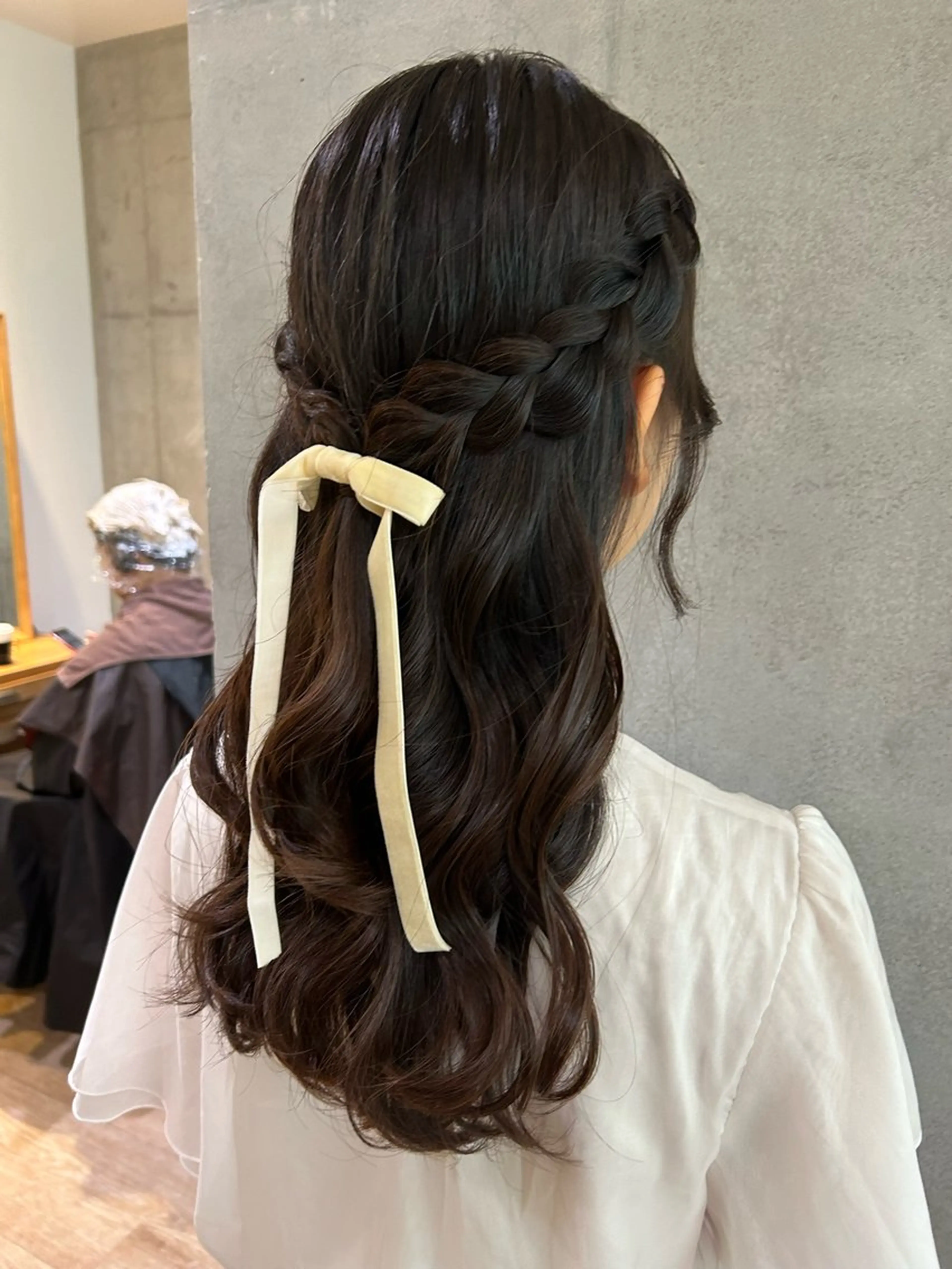 ロング ヘアアレンジ ハーフアップ null 《 栞 》のヘアスタイル
