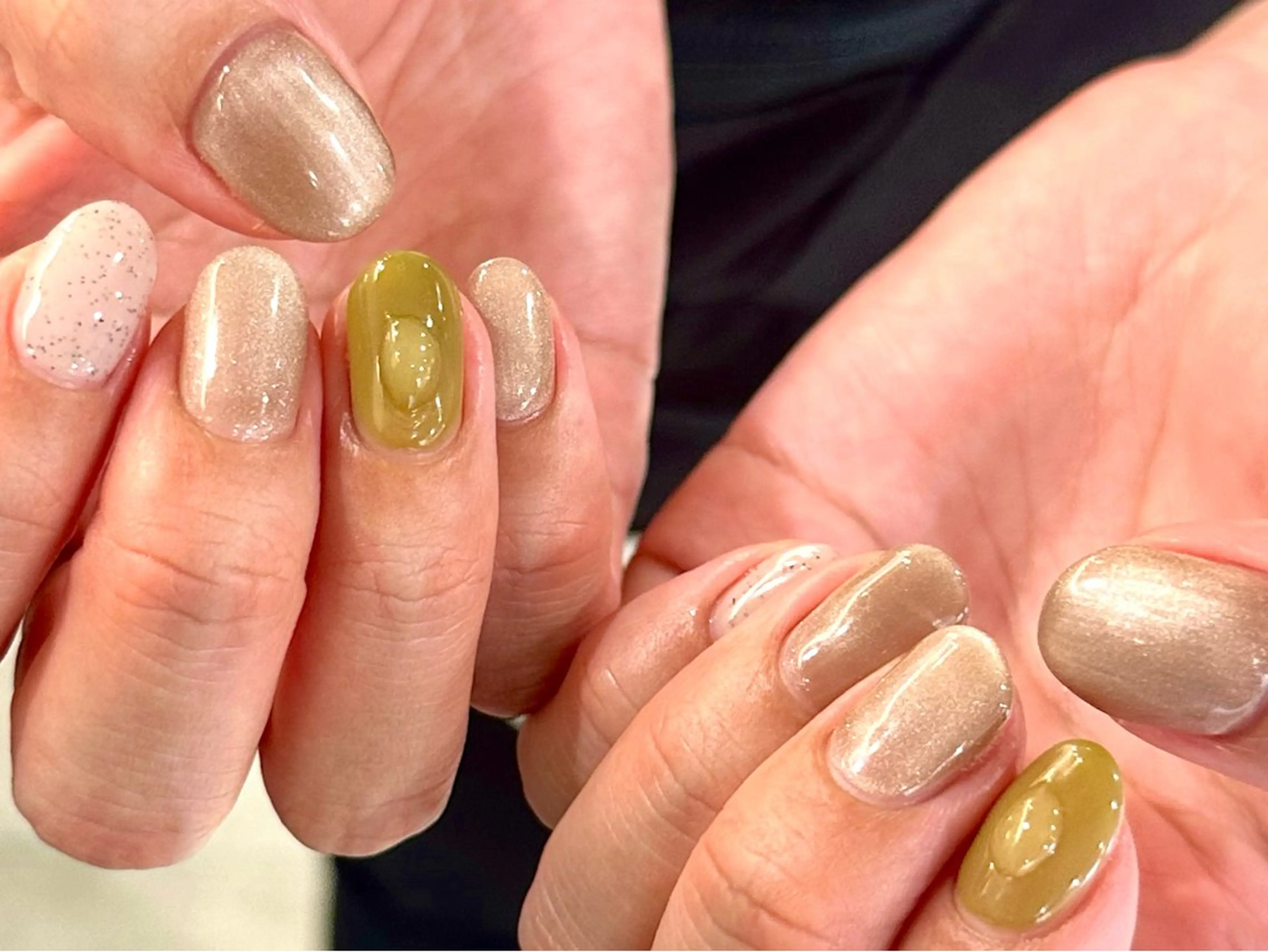 ネイル シンプルネイル 春ネイル kano🫧 指名No.1💫のネイルデザイン