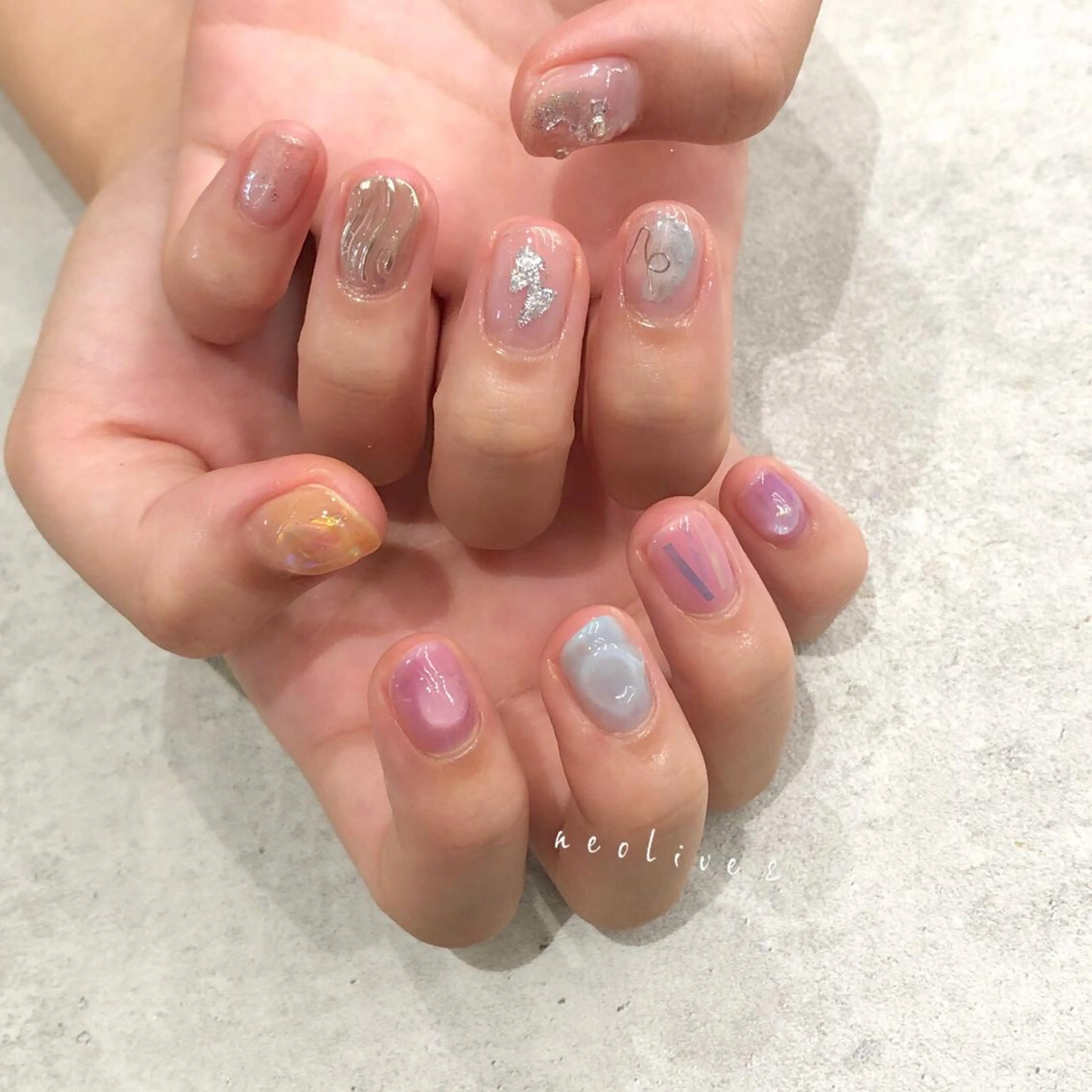 ネイル ハンドネイル Yuriko Omi パラジェル/渋谷のネイルデザイン