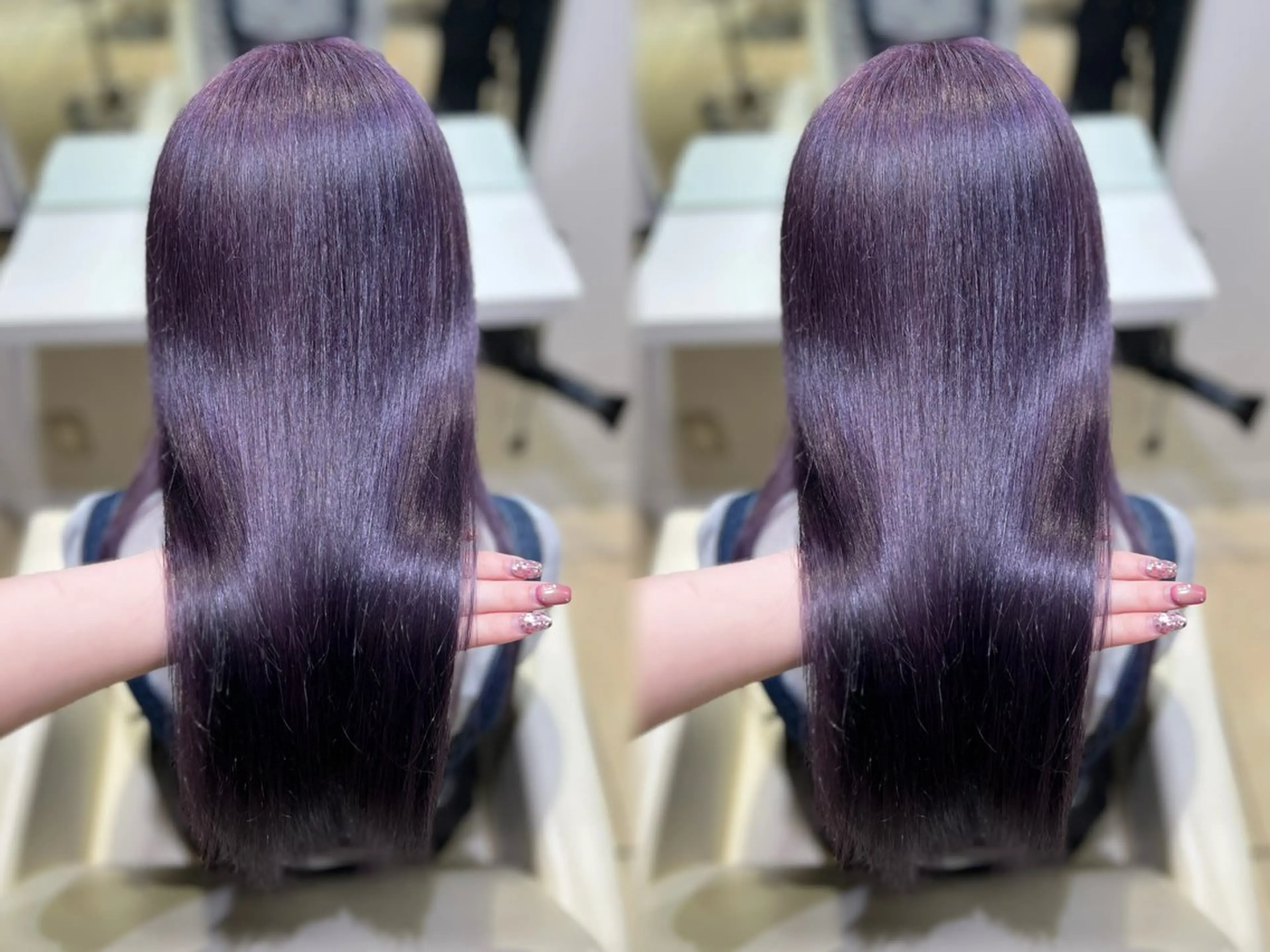 ロング カラー 顔周りカット 学生 韓国風ヘア レイヤーカット 似合わせカット カット ヘアカラー トリートメント 海外風レイヤー🎀 新宿MOMOKA🍑のヘアスタイル