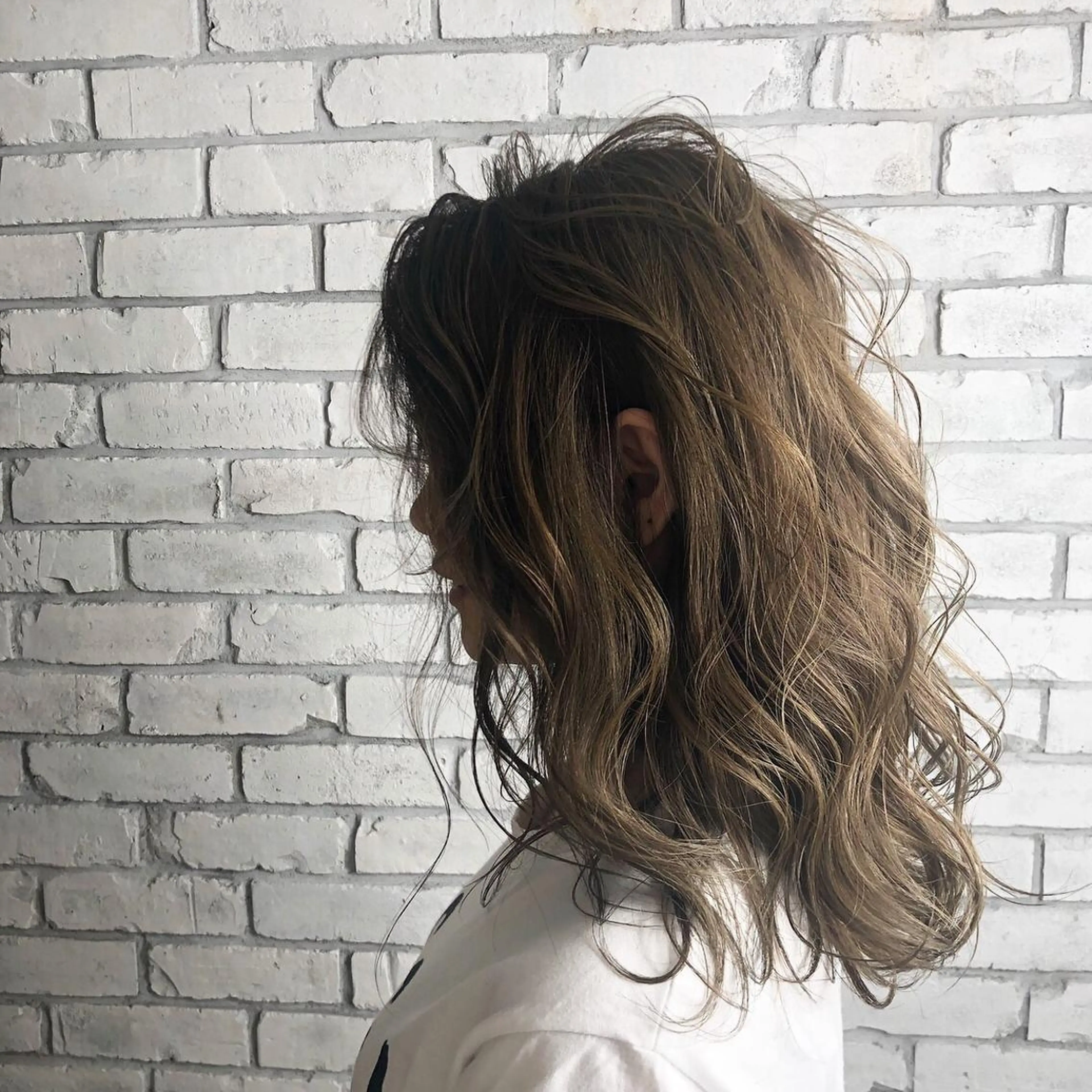 セミロング カラー welring hair salonのヘアスタイル