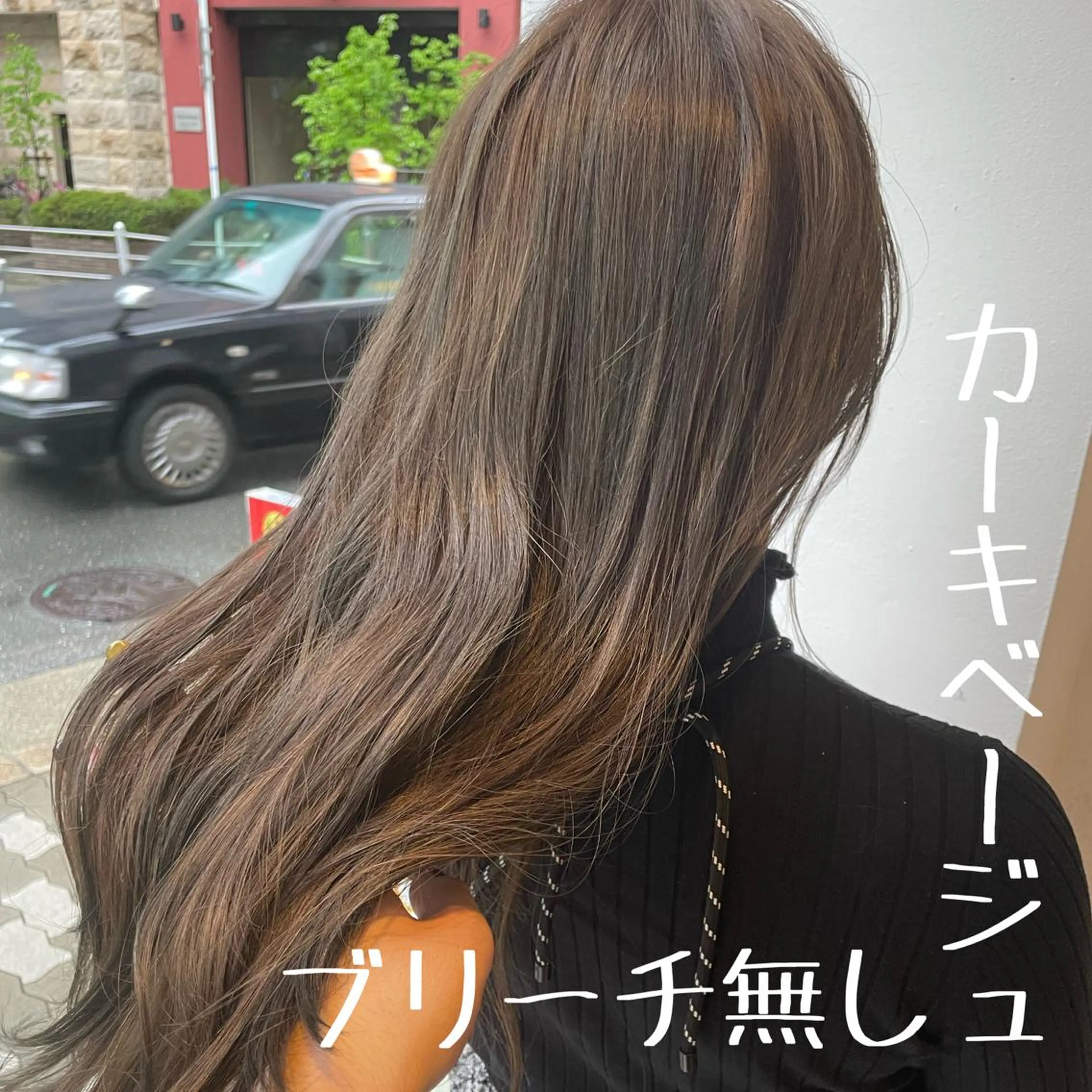 ロング カラー ベージュカラー 透明感カラー カット ヘアカラー 🌼韓国ヘア🌼 田中義也のヘアスタイル