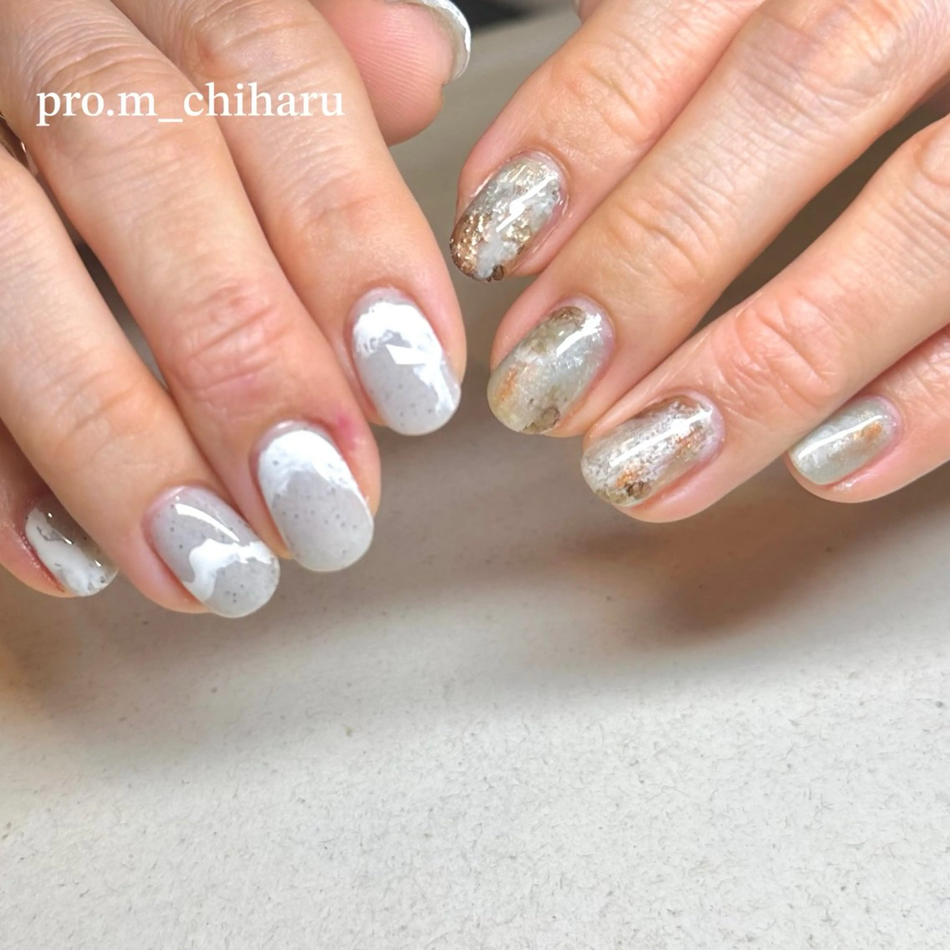 ネイル 持ち込み ハンドネイル pro.M chiharuのネイルデザイン