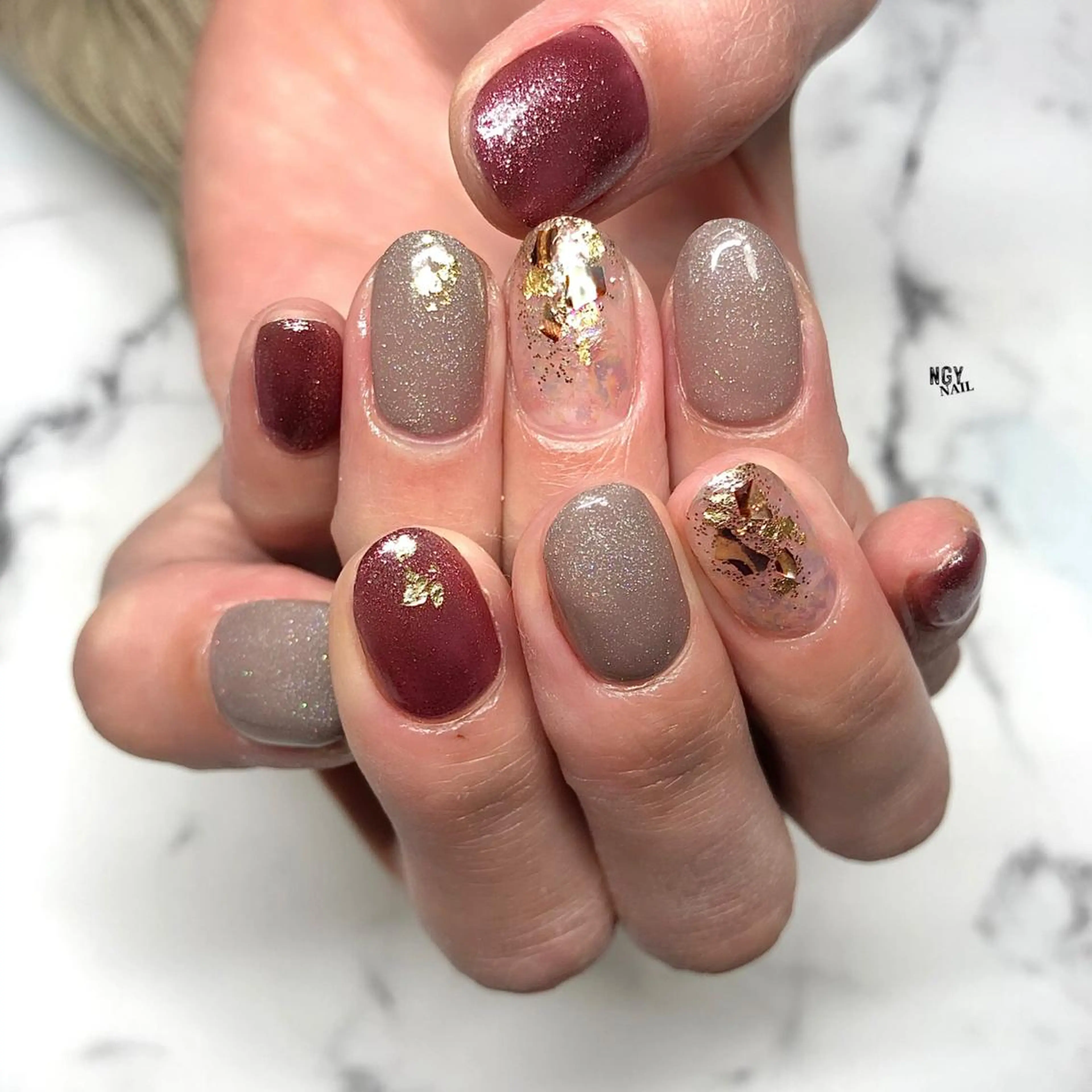 ネイル ニュアンスネイル NAIL NOWのネイルデザイン