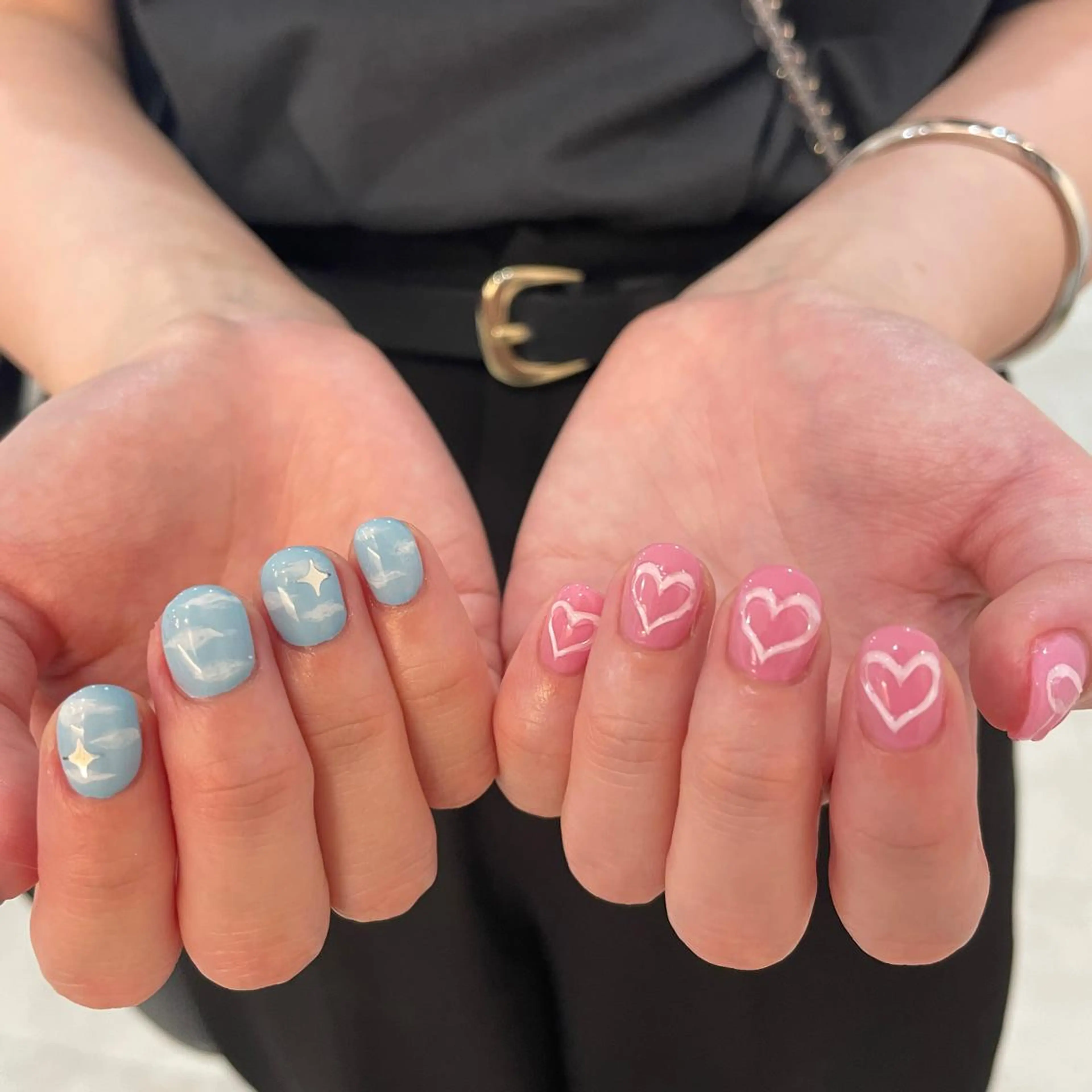 ネイル ハンドネイル フットネイル ゆびノさき茨木店 ニュアンス/アートのネイルデザイン