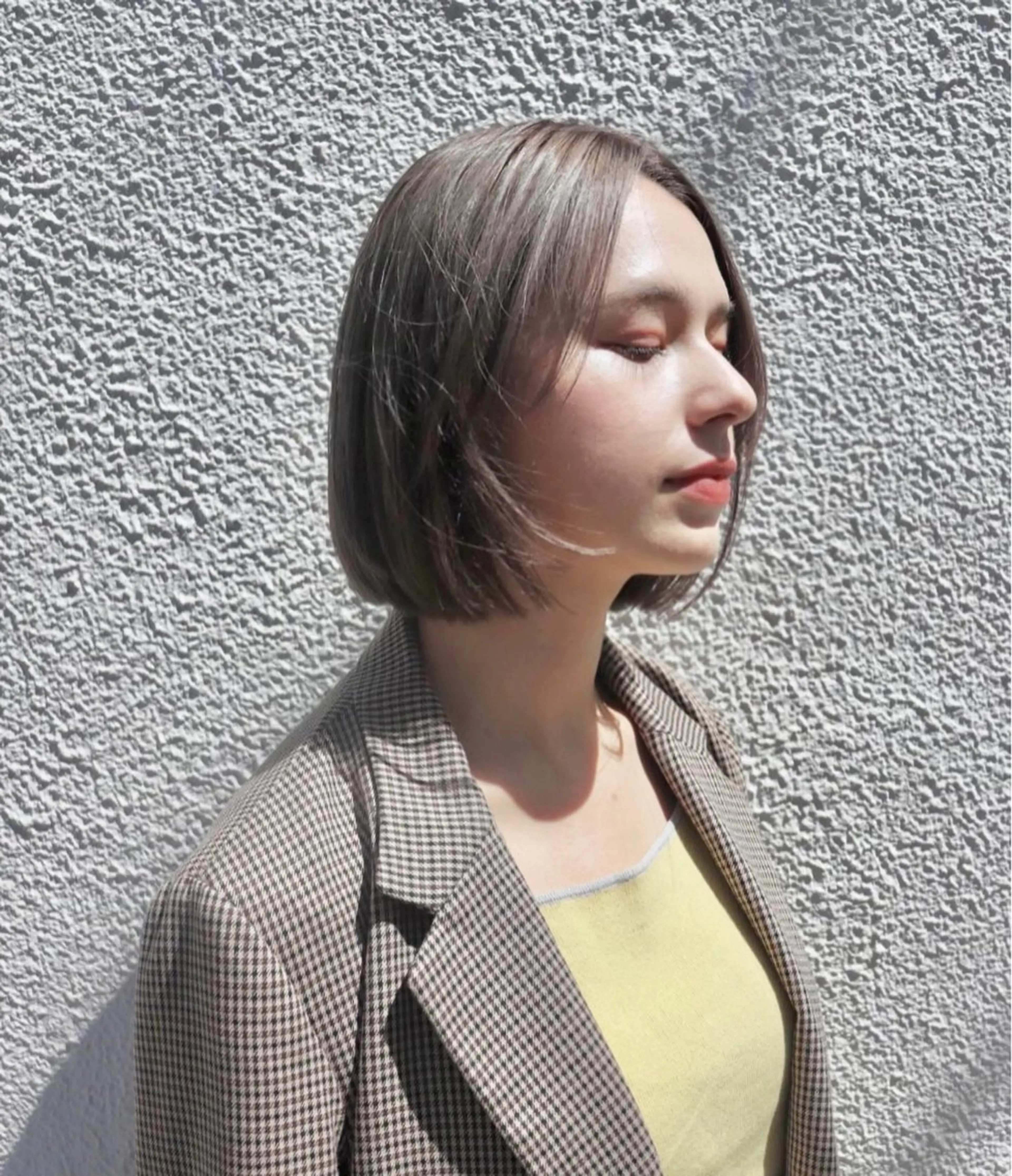 ミディアム カラー ボブ カット トリートメント カラー/レイヤー/ 髪質改善/PAAQのヘアスタイル