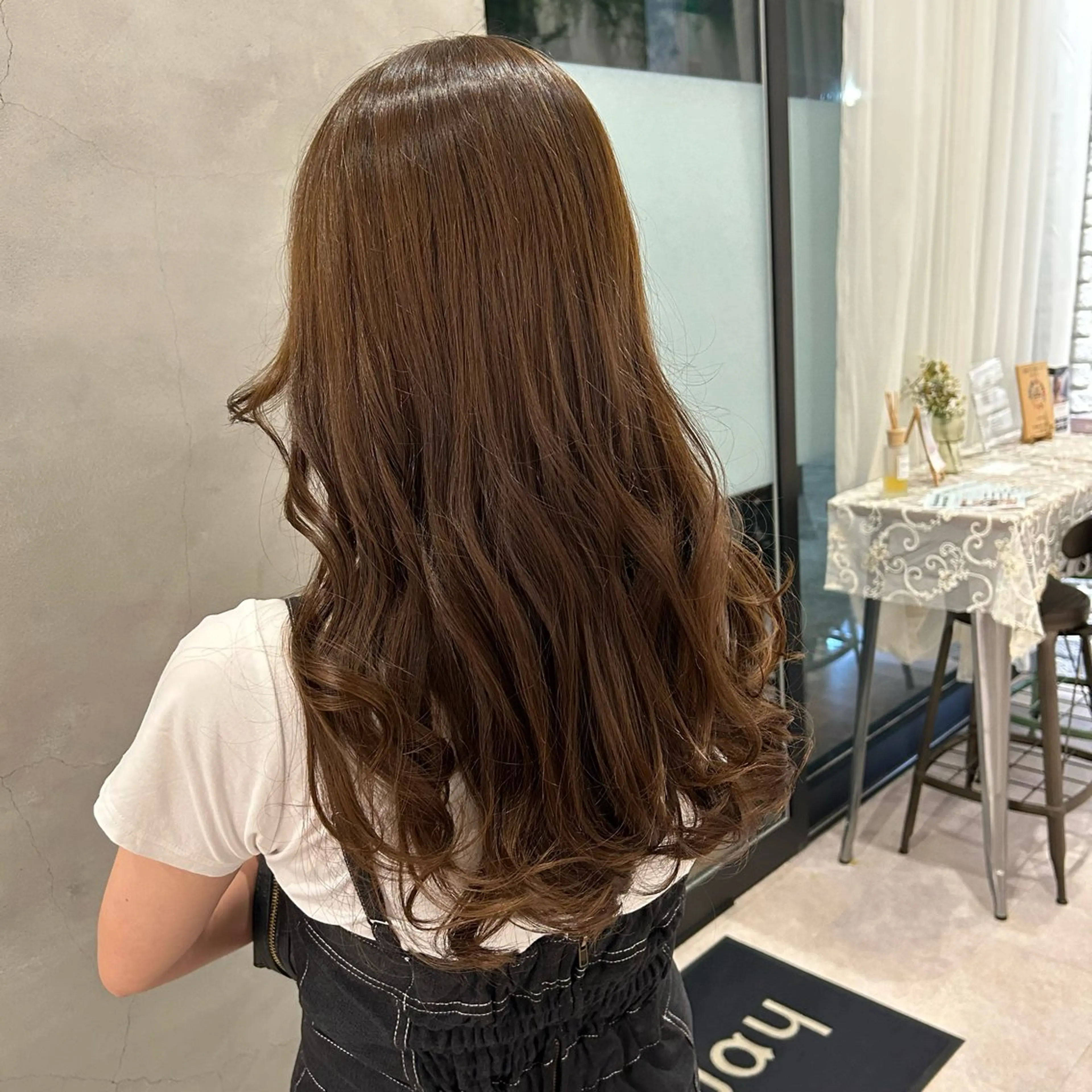 ロング カラー 井手 孔介のヘアスタイル