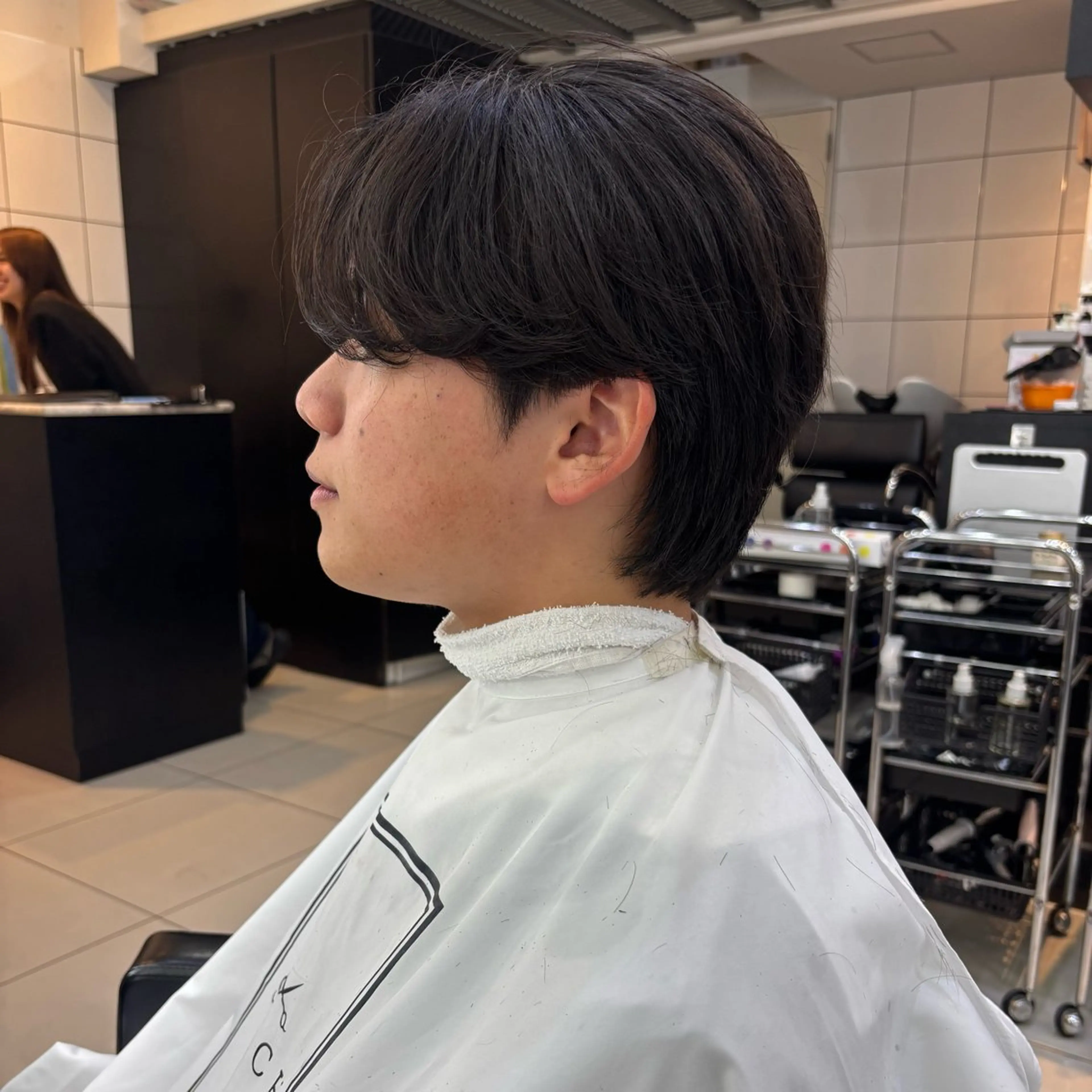 メンズ センターパート 別府 凜🎀shachuのヘアスタイル