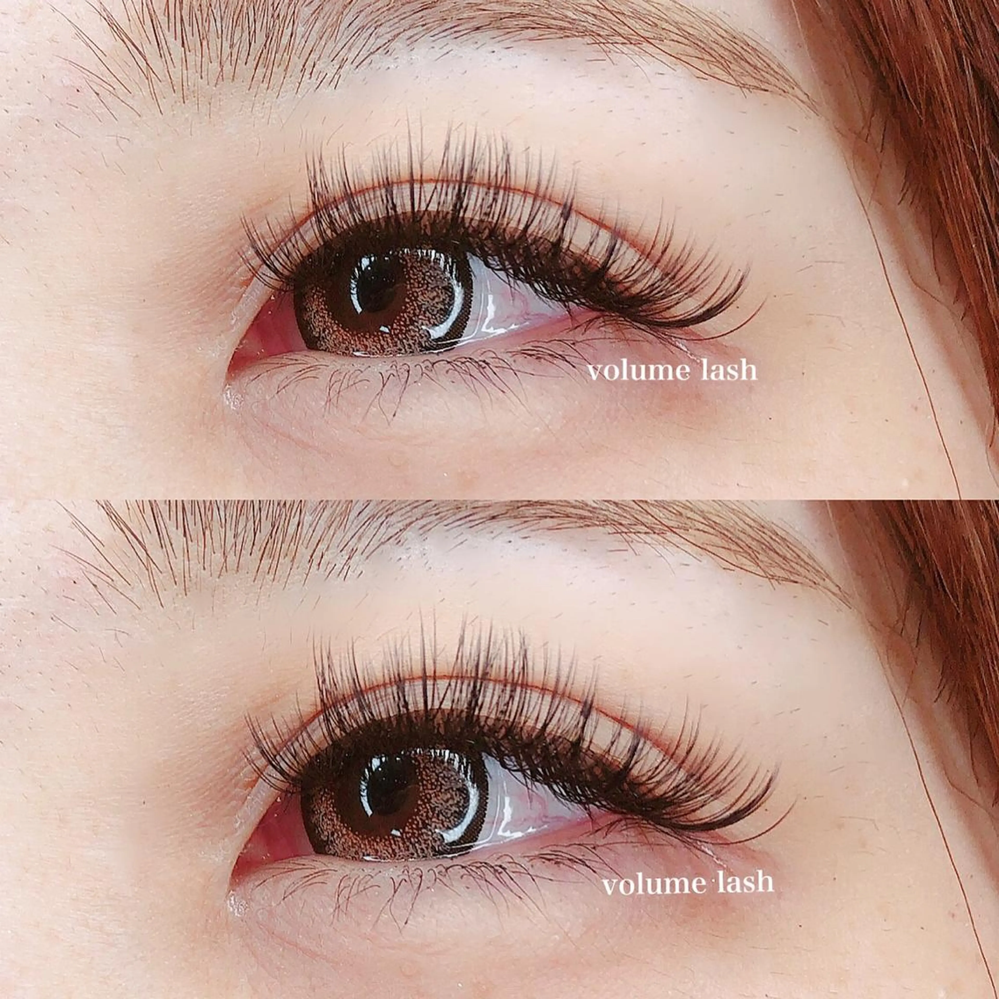 カラー ヘアアレンジ マツエク・マツパ ボリュームラッシュ 心斎橋🤍韓国.美眉 パリジェンヌ R..のマツエク・マツパデザイン