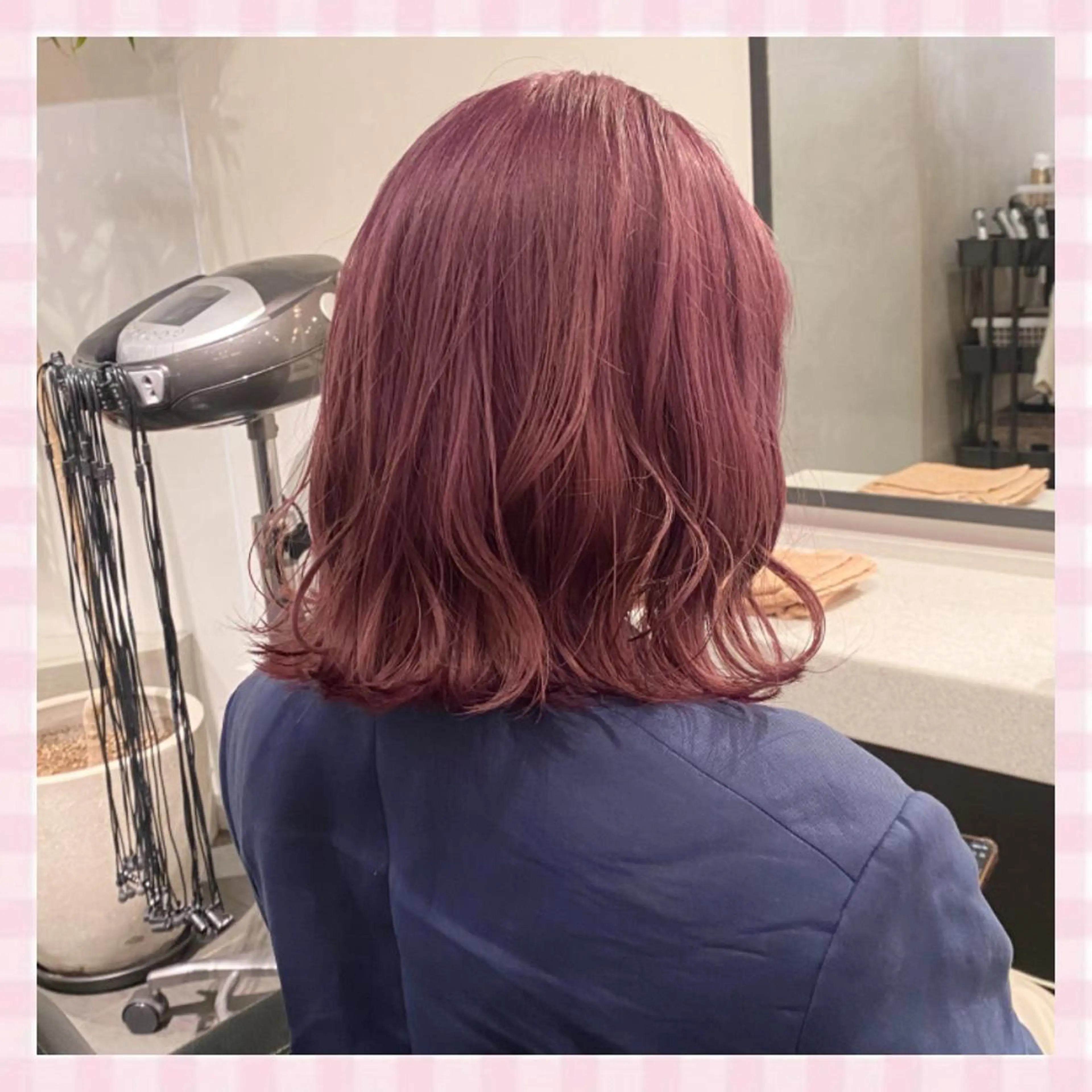 ミディアム カラー 💗ガーリーヘア🎀 saki💗のヘアスタイル