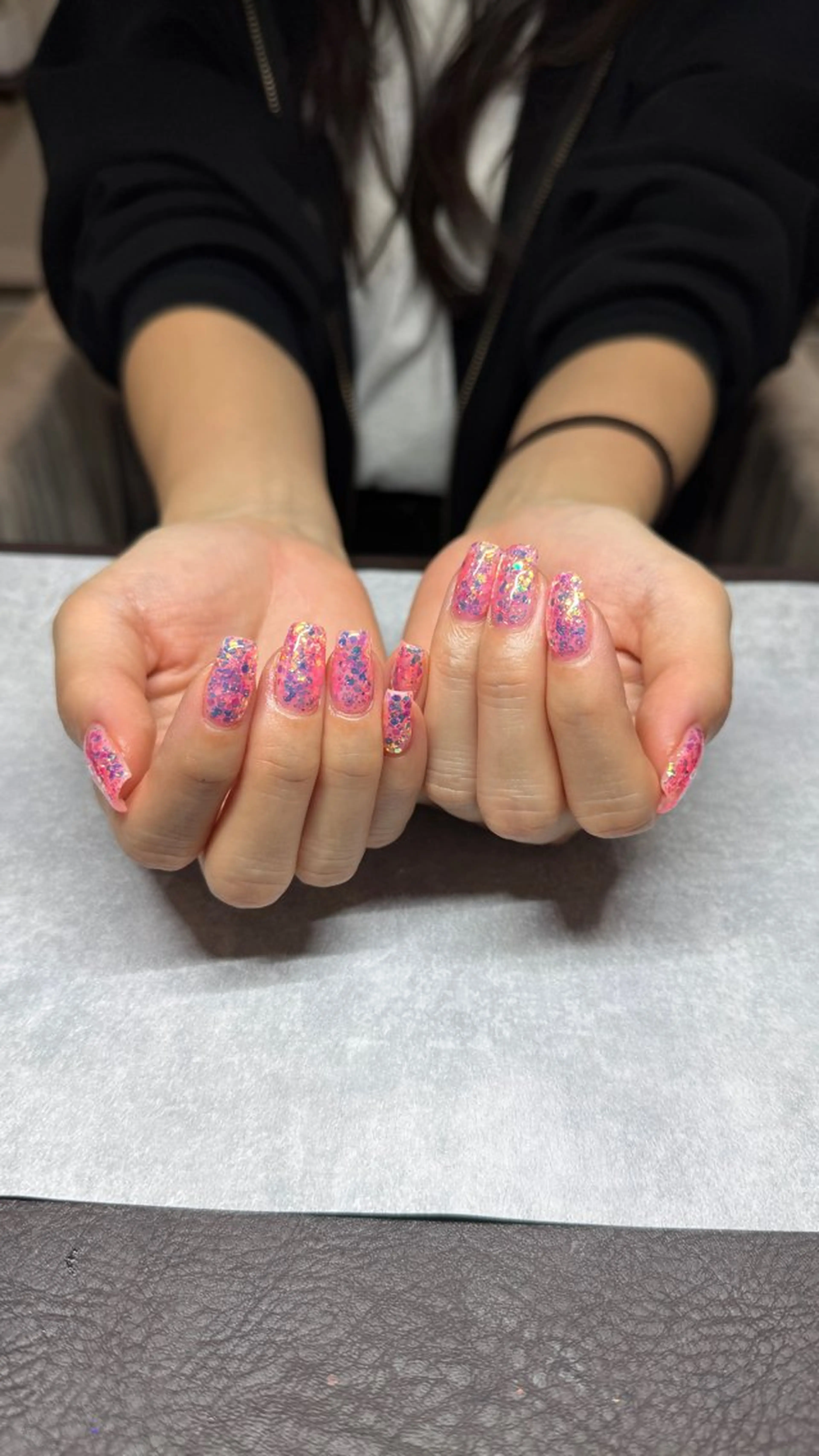 ネイル ラメ(グリッター) ワンカラーネイル 中目黒 Suzukiのネイルデザイン