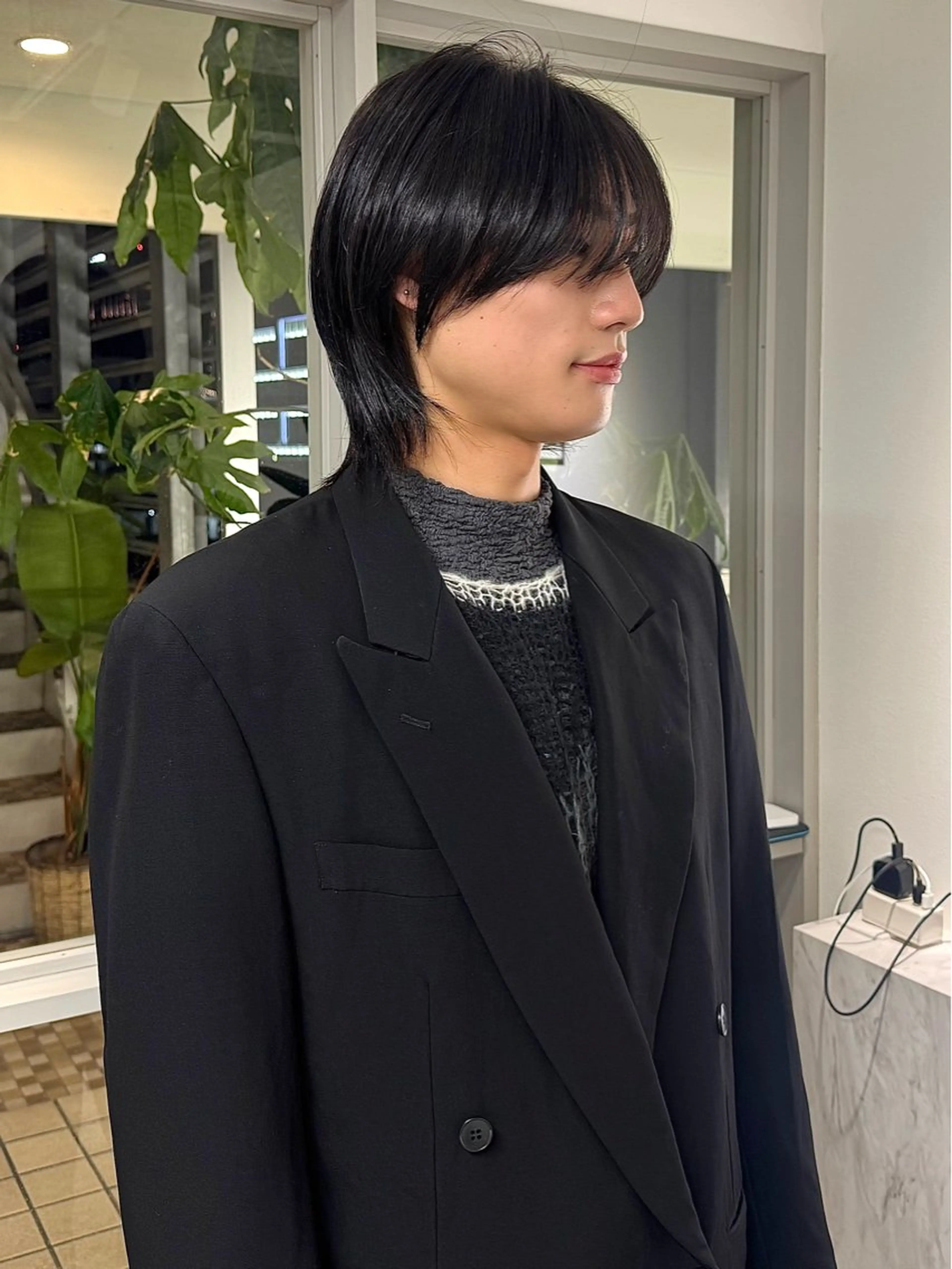 【2回目〜】⚡️韓国メンズヘア⚡️ニュアンスパーマ+トレンドカット(センターパート/フェザー/シースルー)の写真