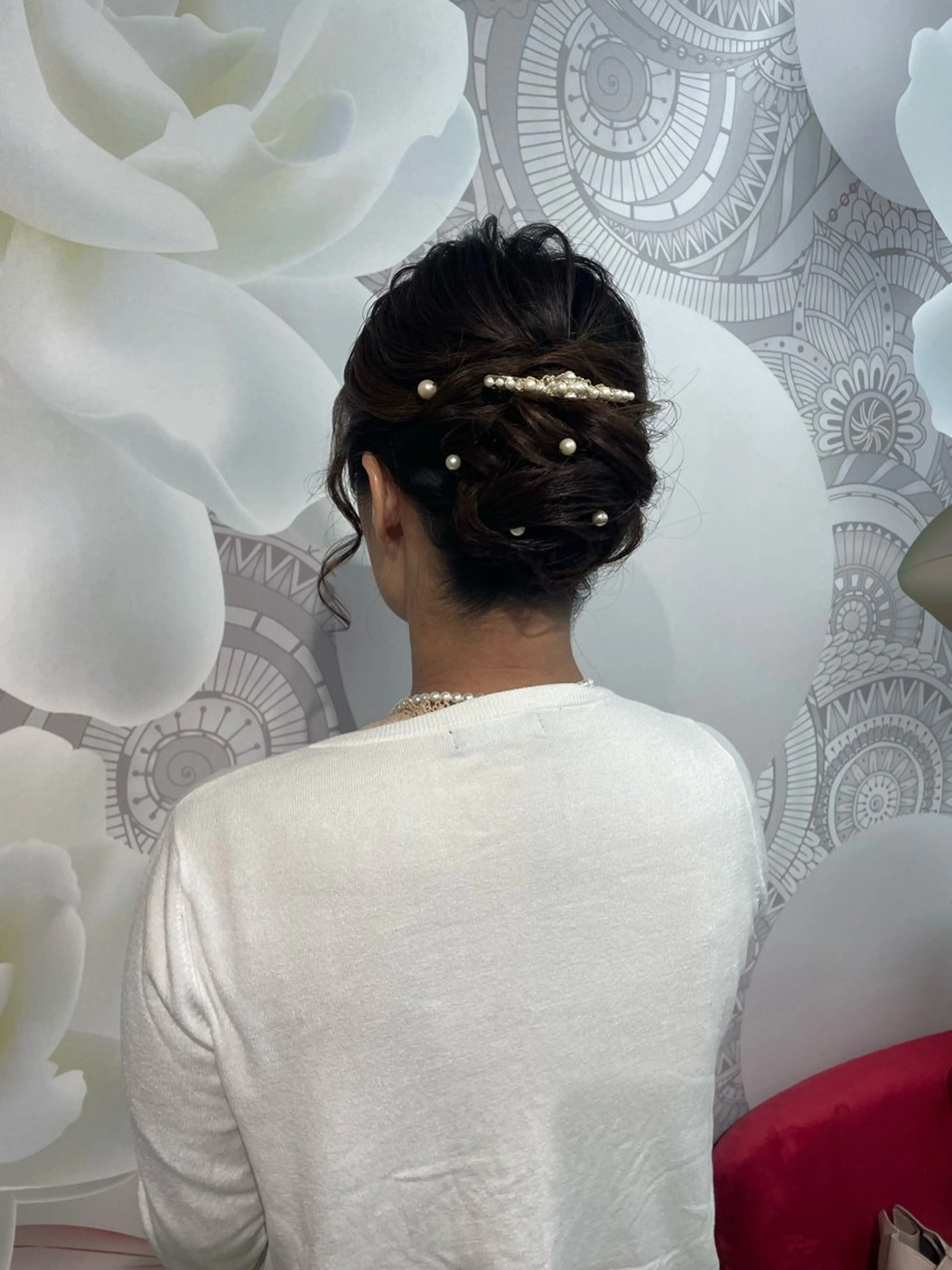 セミロング 佐野 優美子のヘアスタイル