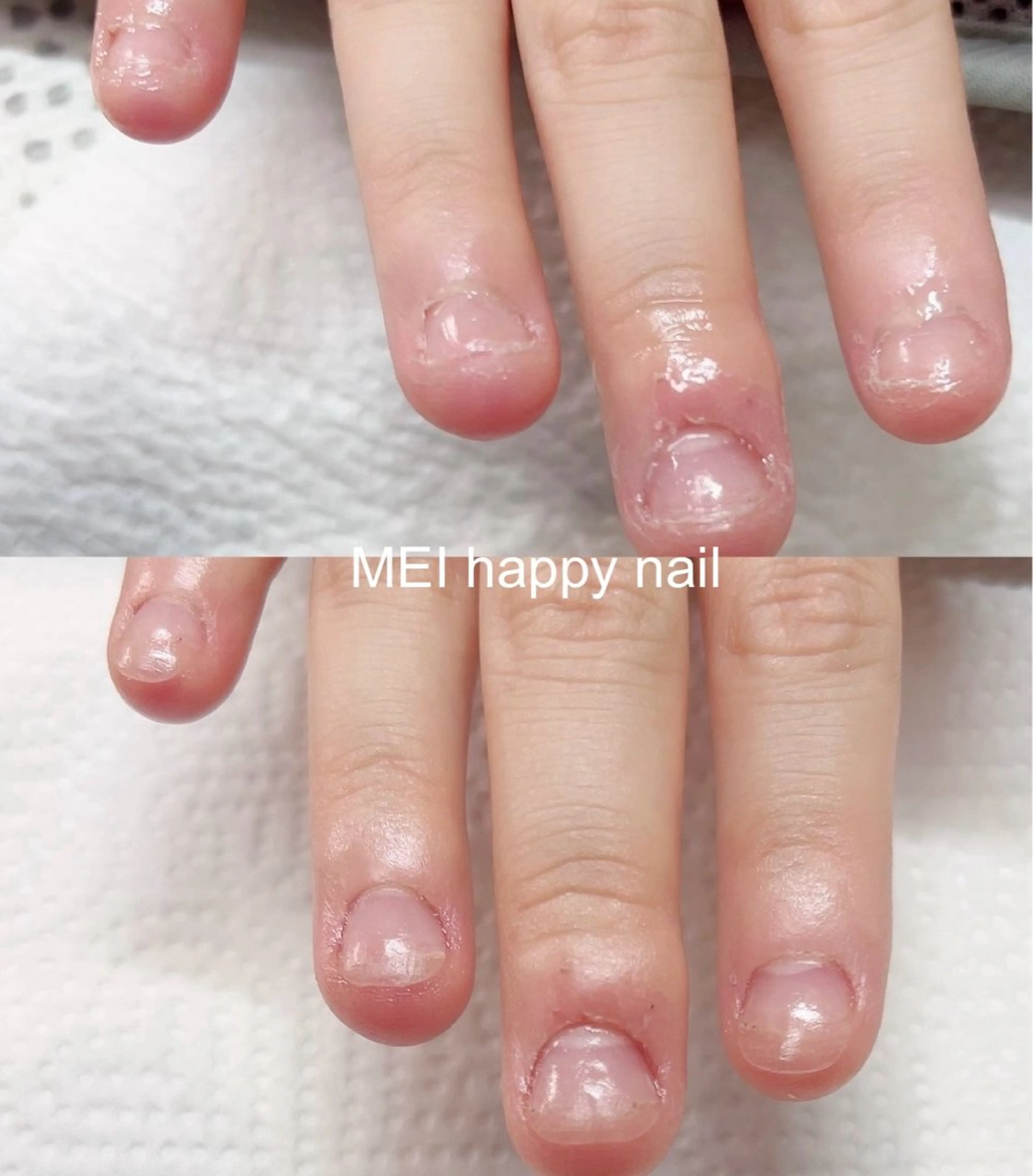 ネイル 北浦和 自爪育成ケアのネイルデザイン