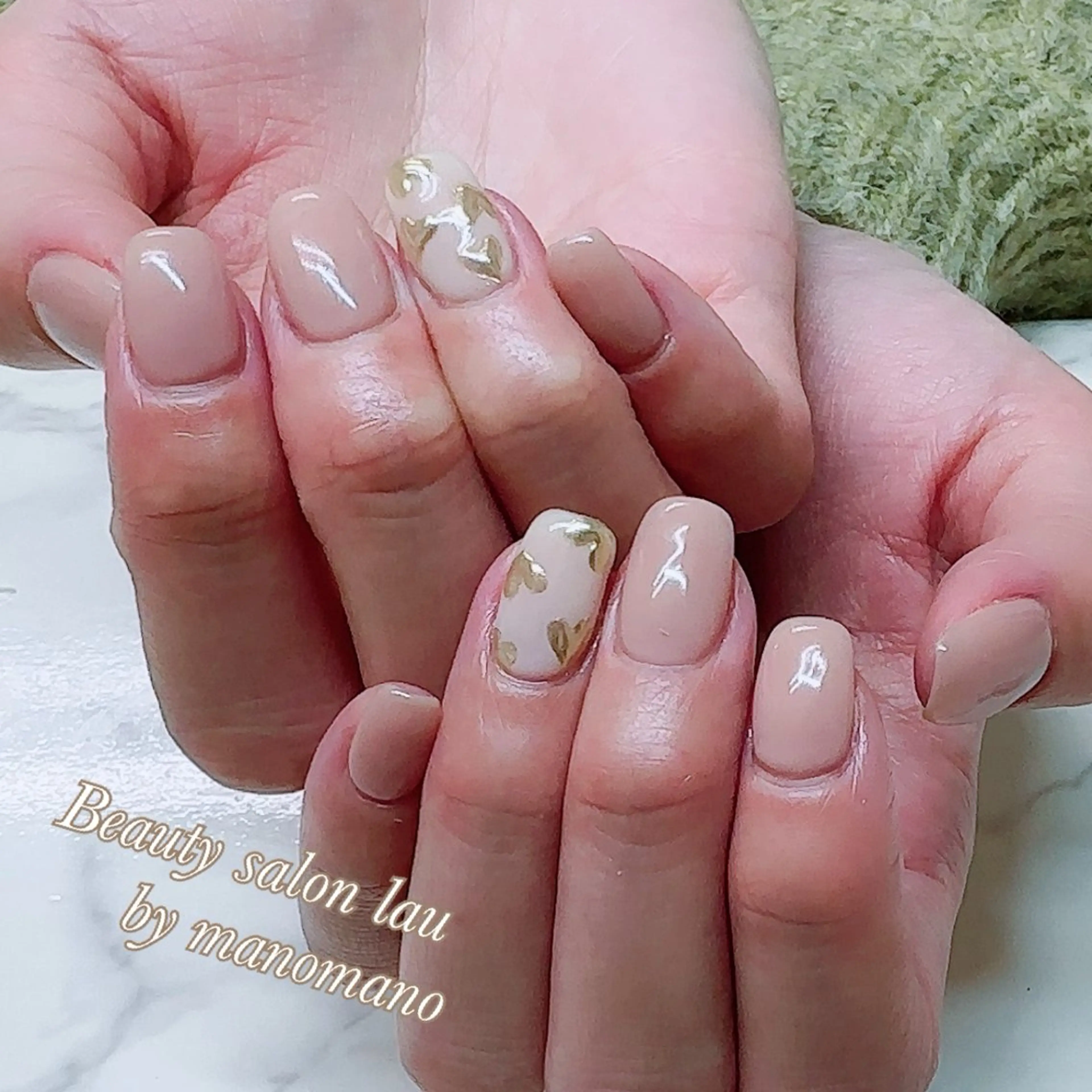ネイル ハンドネイル ラウバイマノマノ なかざとのネイルデザイン