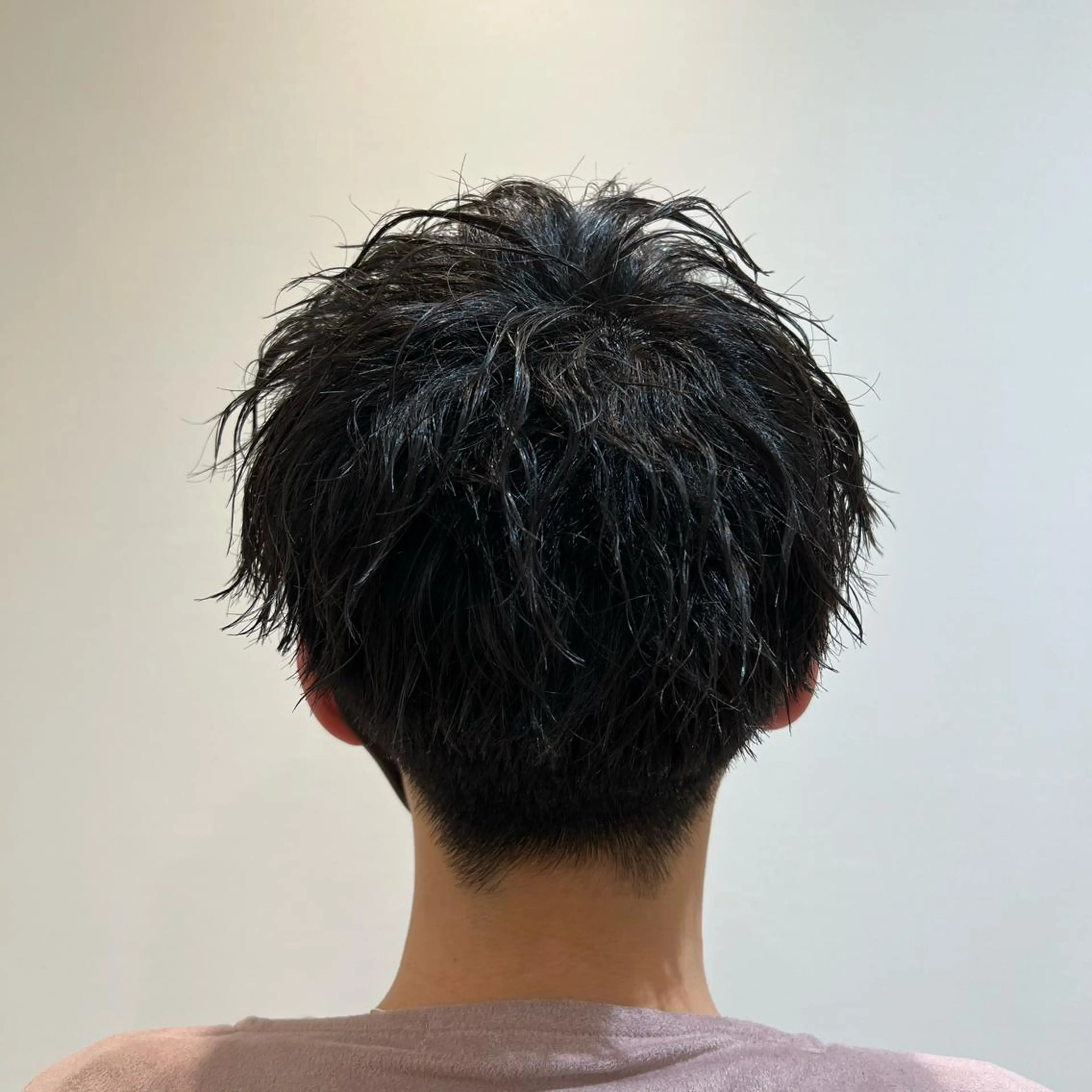 パーマ メンズ 韓国風🌷✨ 守屋紗希のヘアスタイル