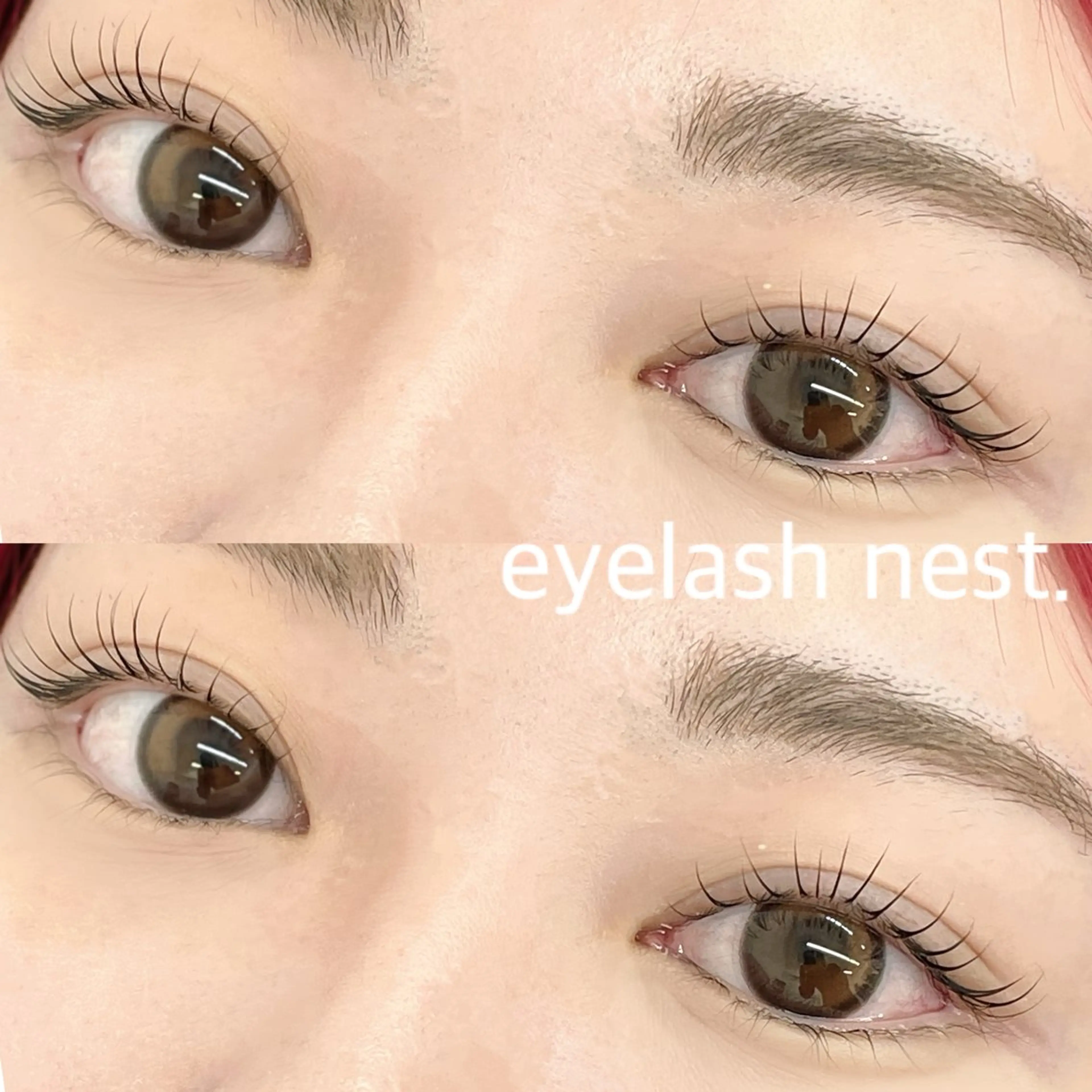 マツエク・マツパ 一重×まつ毛パーマ マツパ intime内nest.所属・🤍nest. エリ🤍のマツエク・マツパデザイン