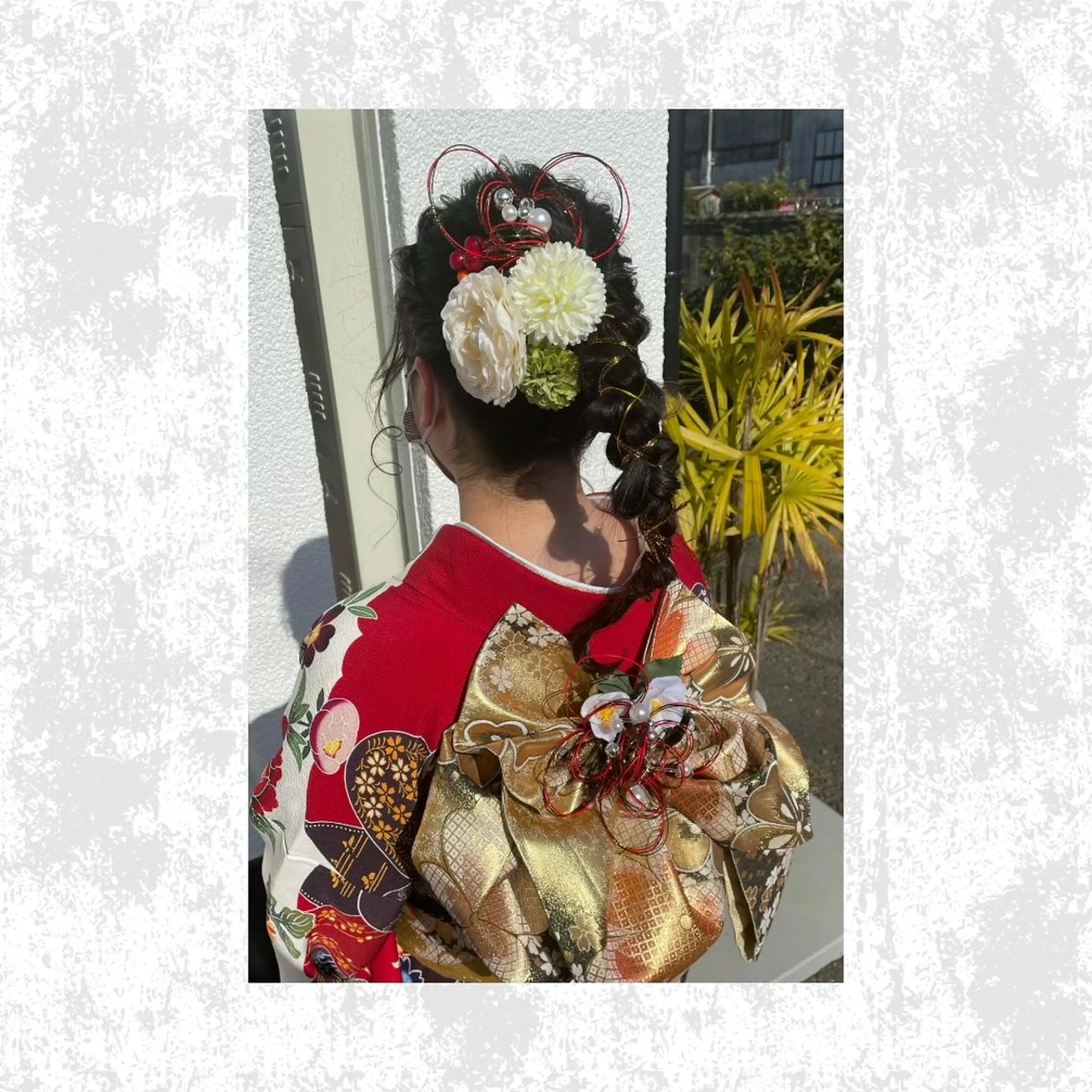 ロング ヘアアレンジ ヘアセット 菊池 栄里奈のヘアスタイル