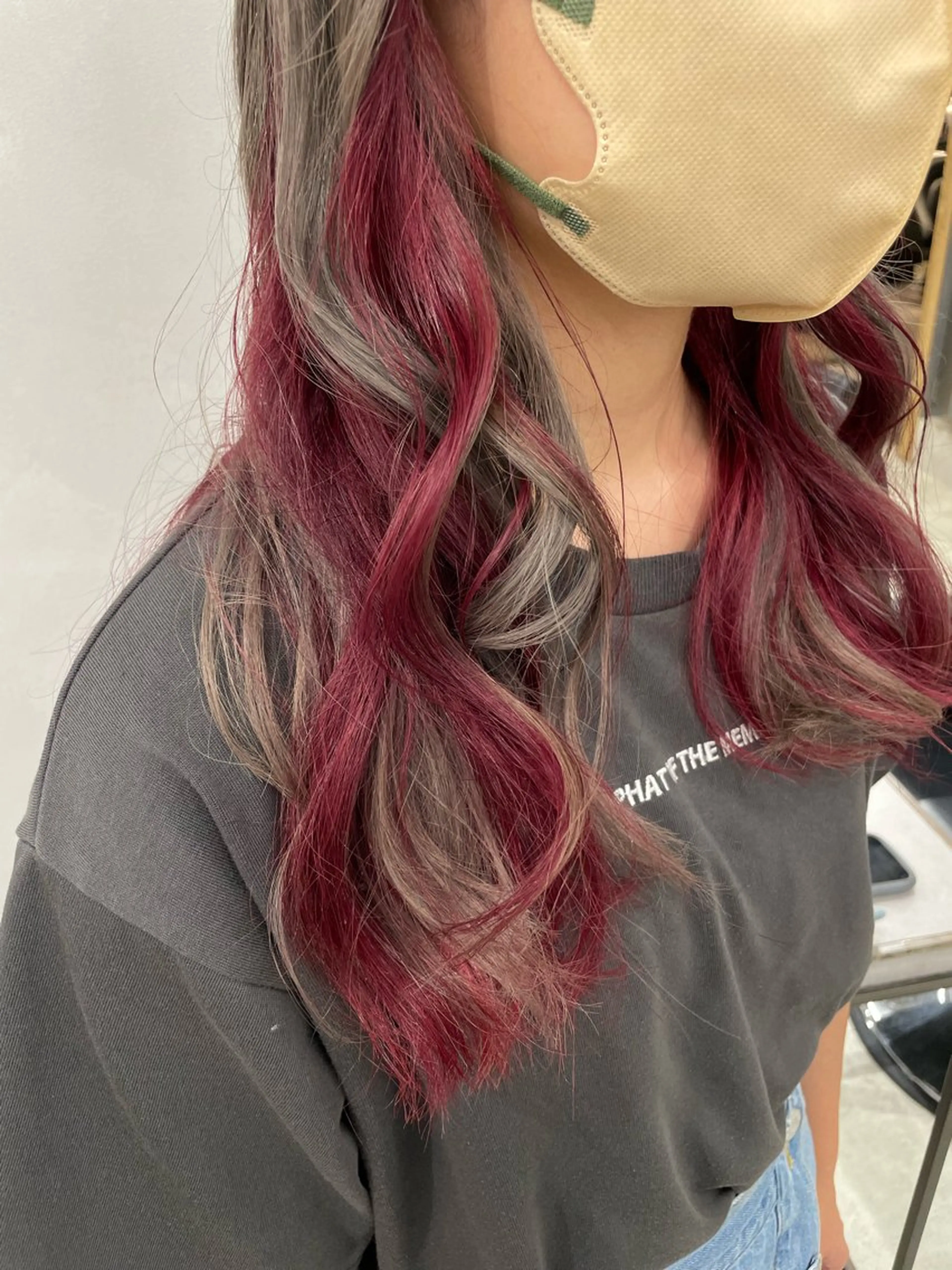 ロング カラー カット ヘアカラー トリートメント 透明感カラー✨艶髪 制作🌱山根あゆみのヘアスタイル