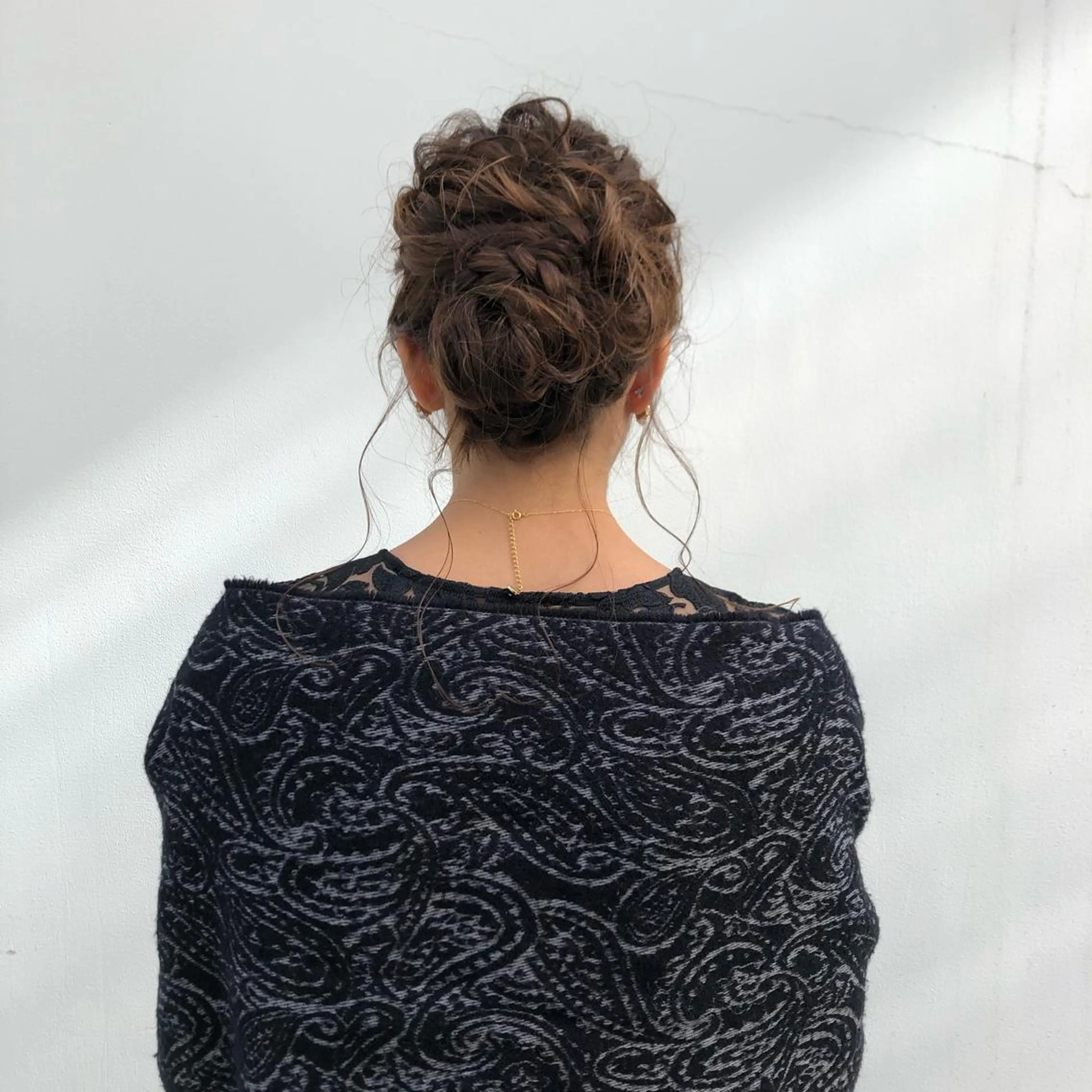 ミディアム カラー ヘアアレンジ 顔周りカット/髪質改 善/新宿/畑中稔里のヘアスタイル