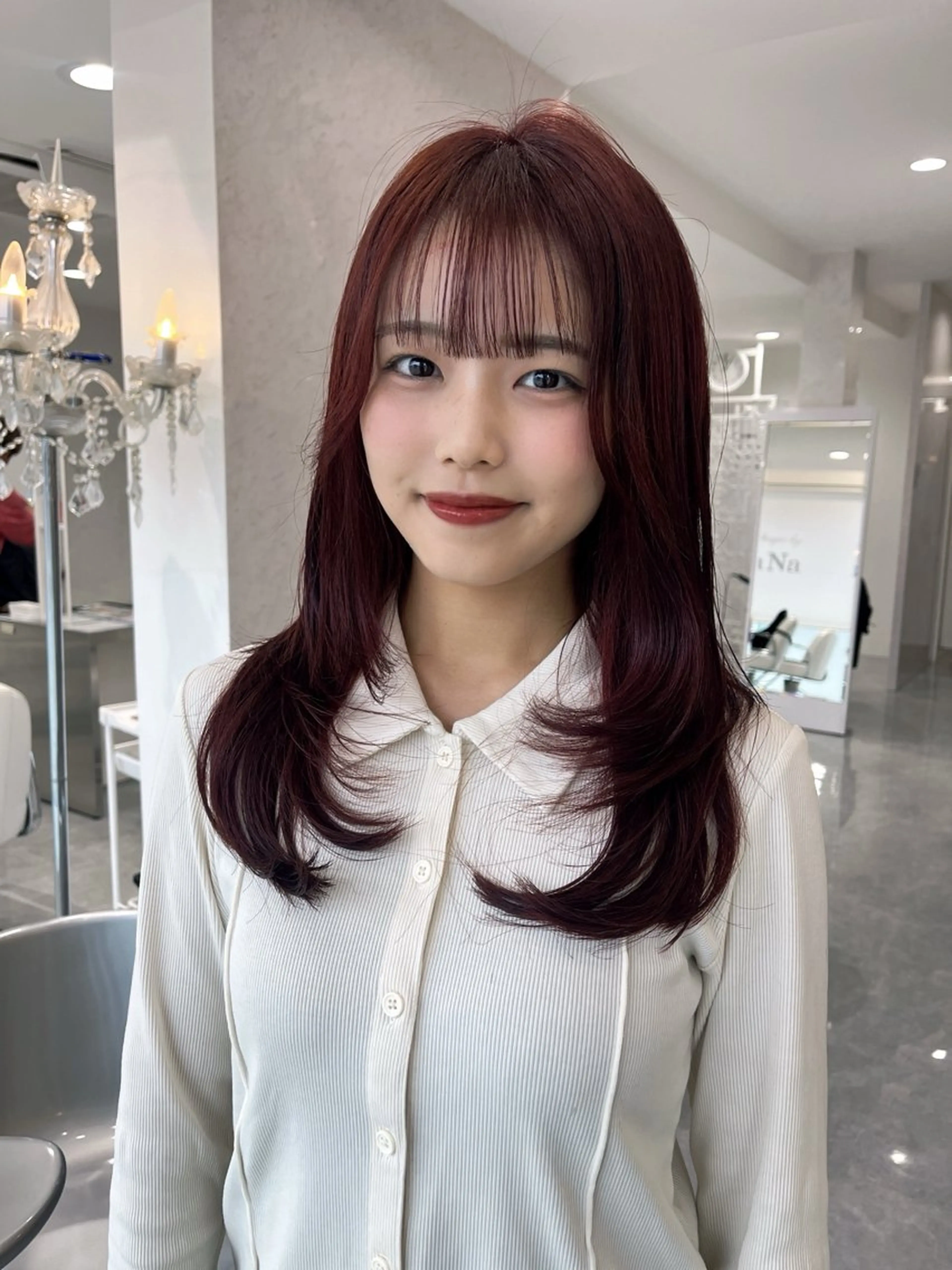 セミロング カラー TaNa. 笑南(えみな)のヘアスタイル