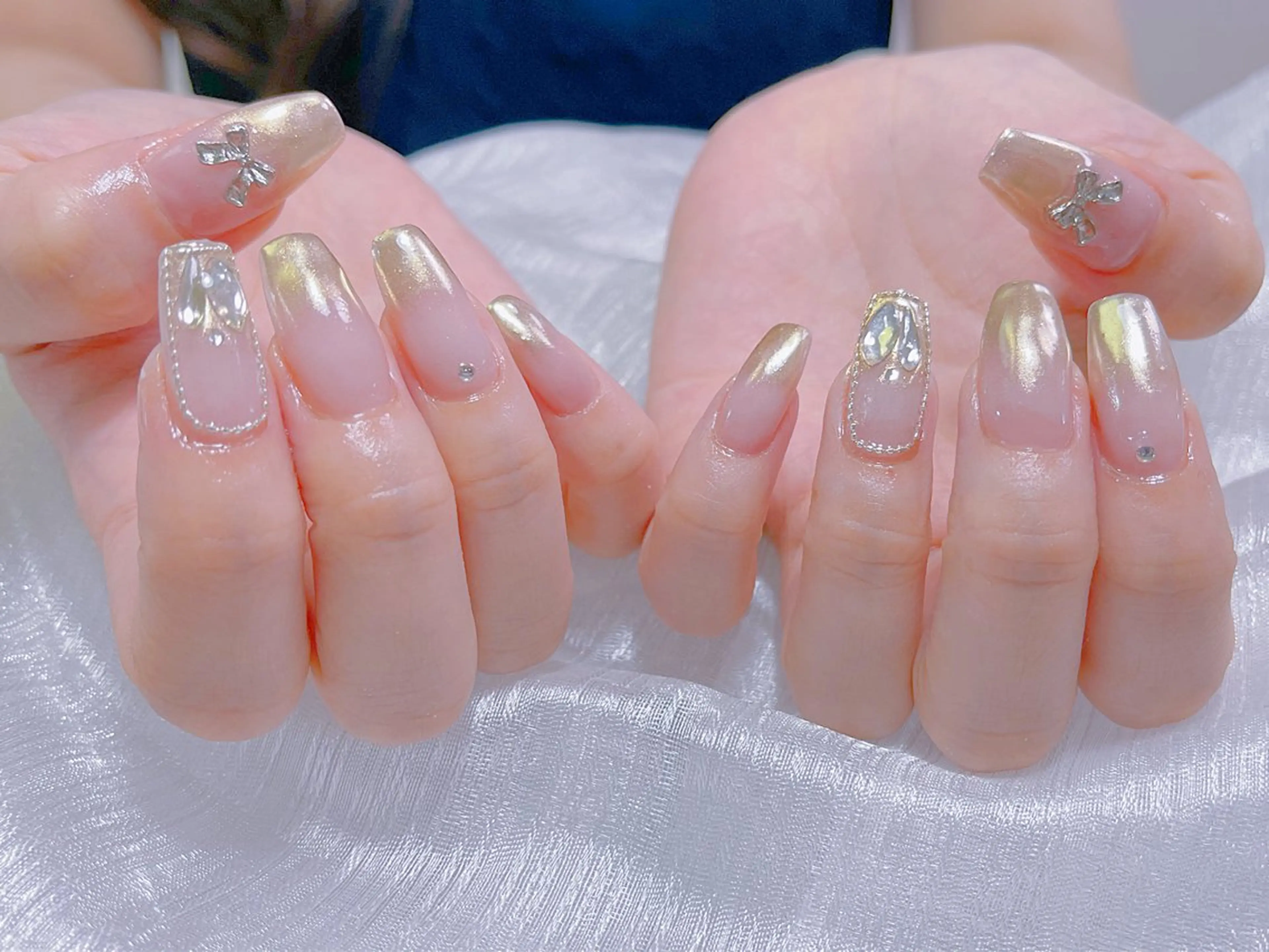 ネイル ハンドネイル 🎀ネイルサロン エクラYUI🎀のネイルデザイン