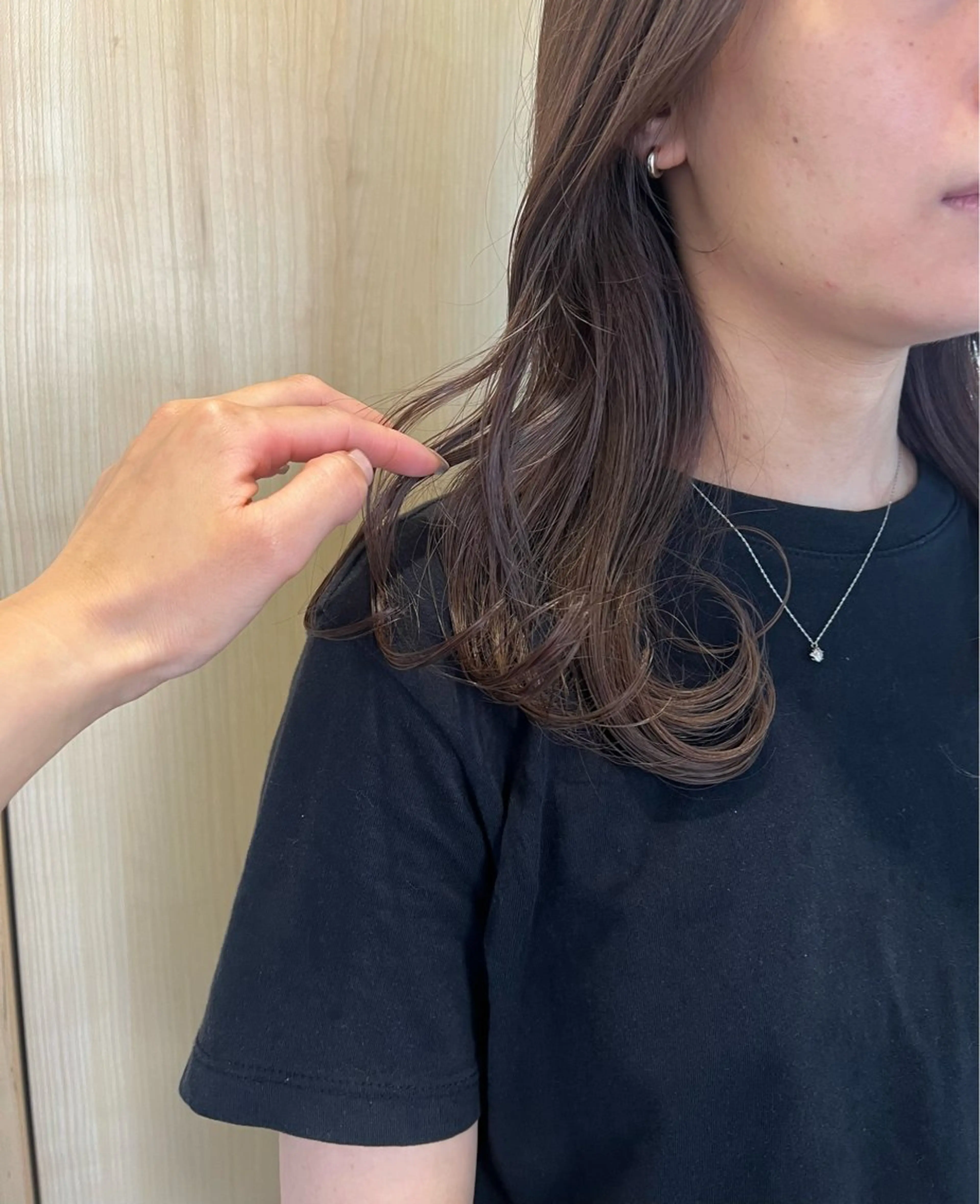 ミディアム カラー カット ヘアカラー トリートメント トレンドと似合わせ/ マンツーマン/西上楓のヘアスタイル