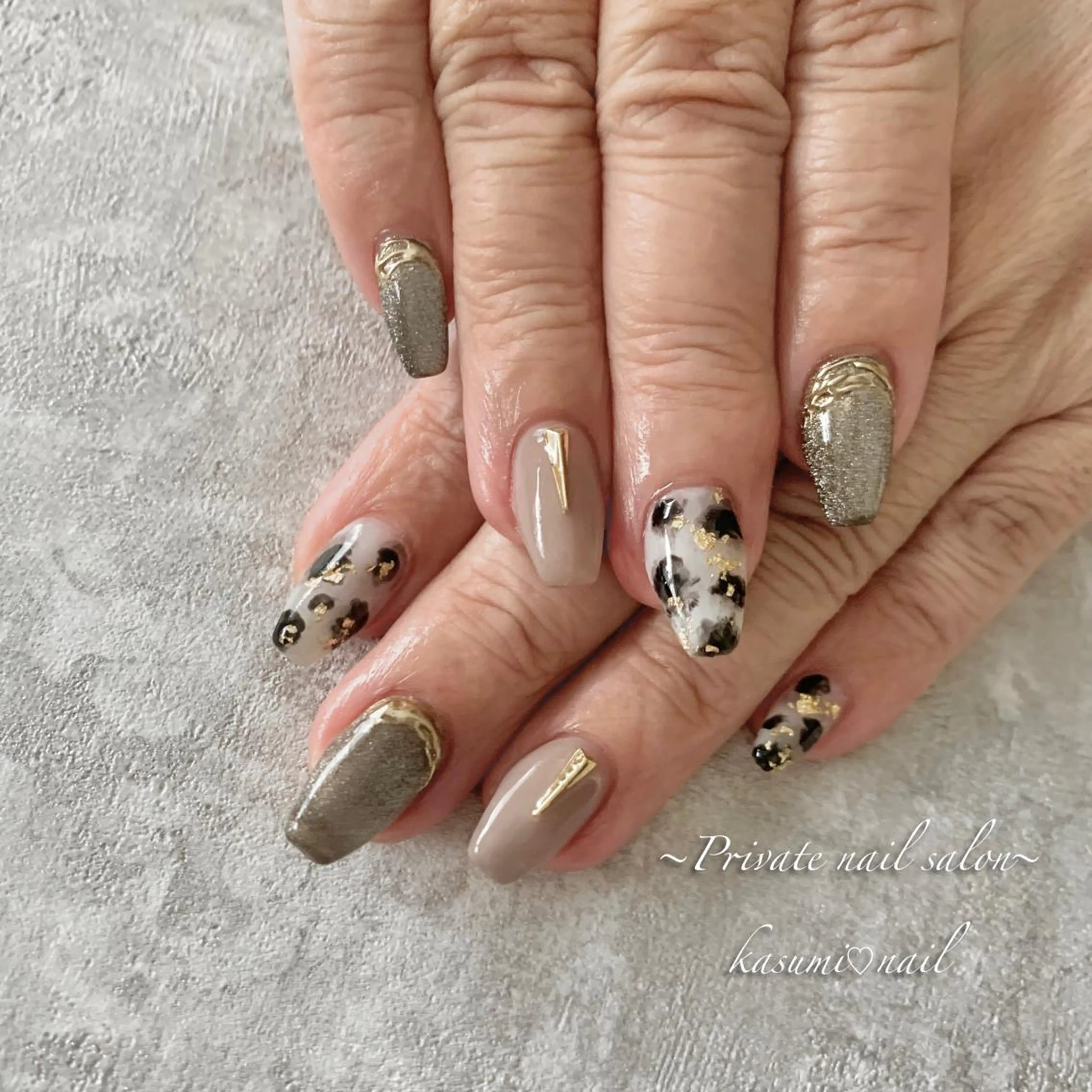 ネイル ラメ(グリッター) マグネットネイル ミラーネイル ニュアンスネイル 冬ネイル KASUMI♡ Nailのネイルデザイン