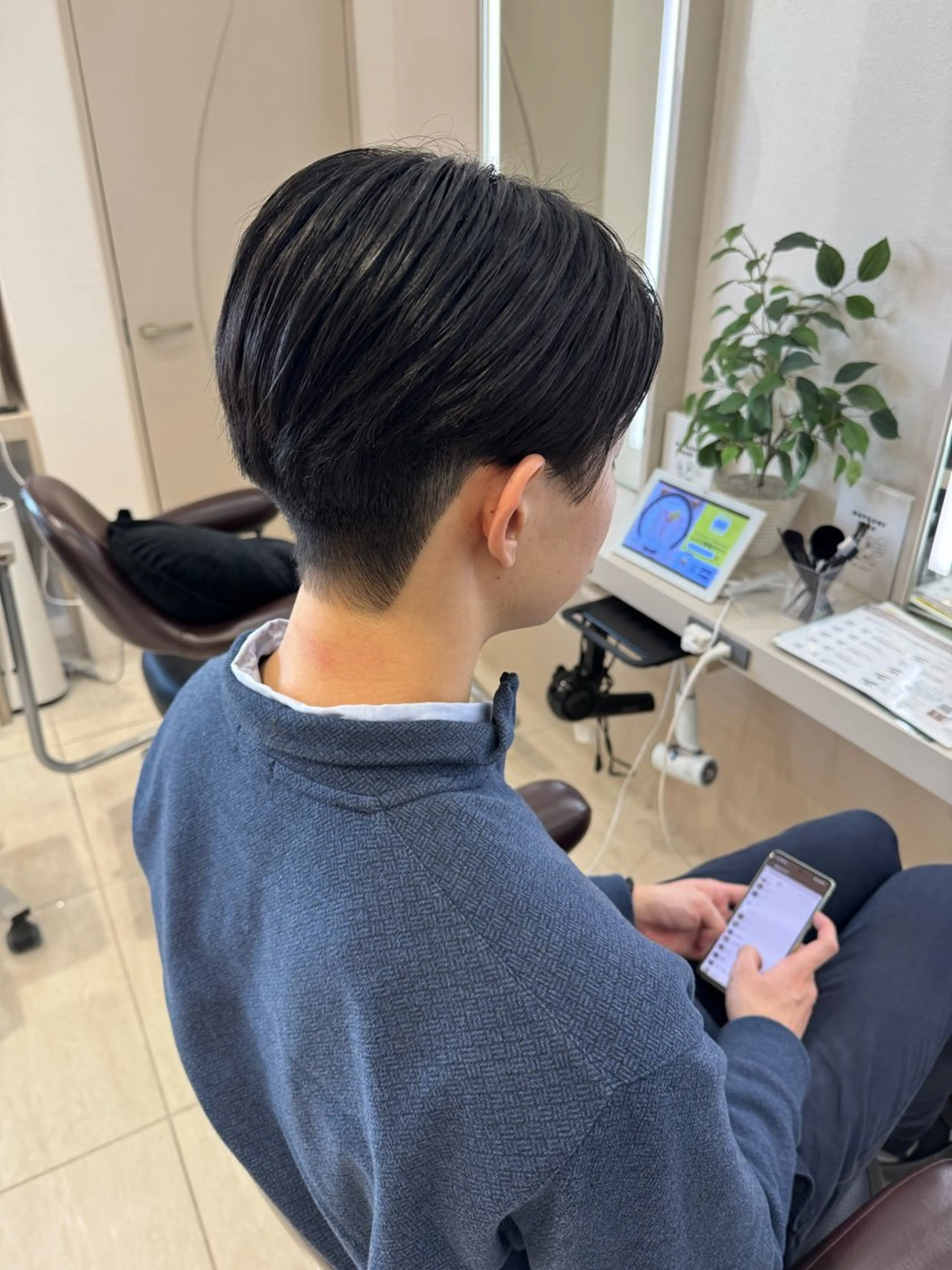 ショート メンズ カット パーマ/ハイトーン /吉田眞のヘアスタイル