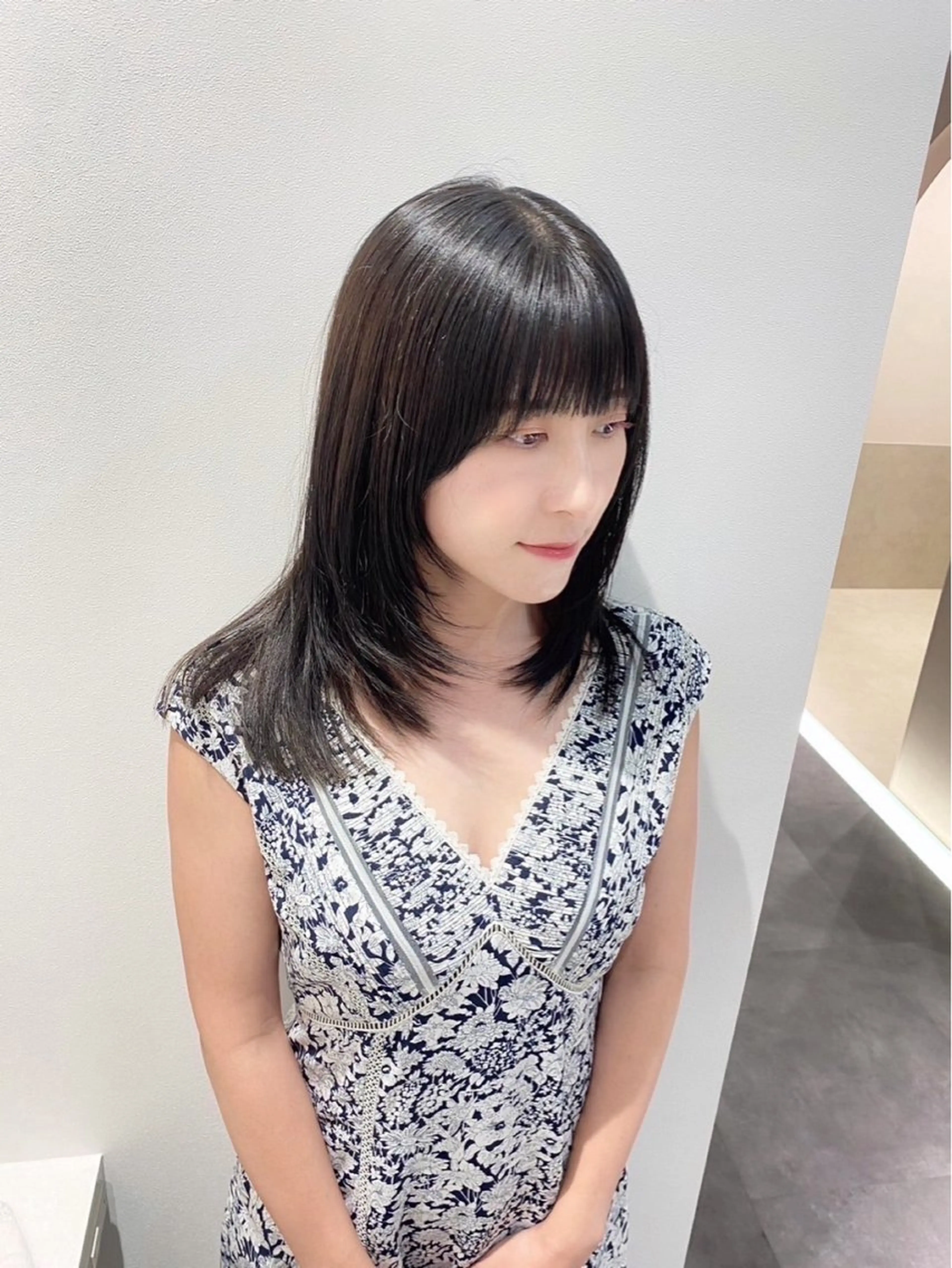 ミディアム カラー 絹髪質感TR💫 レイヤーカット/熊澤のヘアスタイル