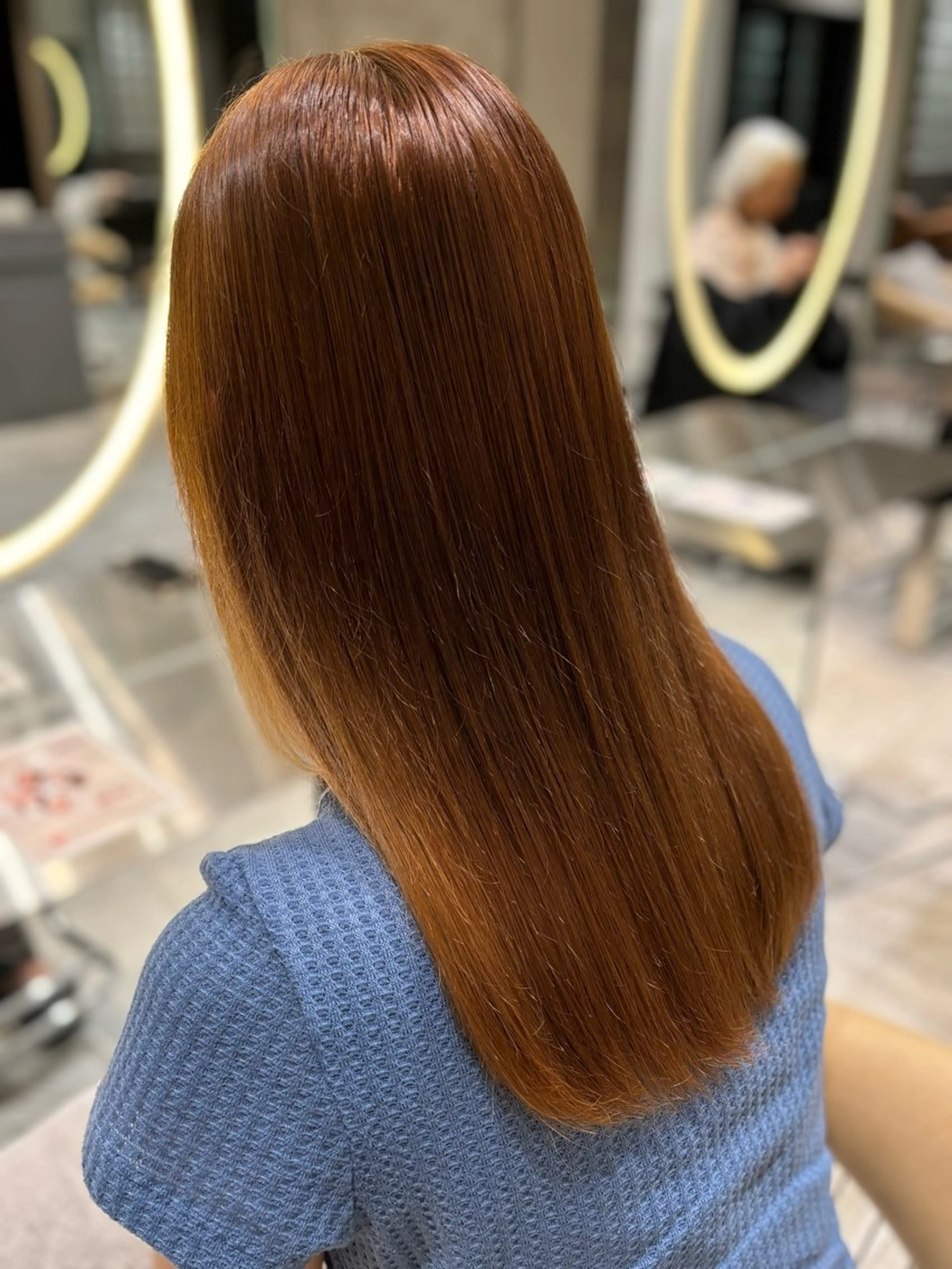 【初カラーにおすすめ】ブリーチなしWカラー+カット+トリートメントの写真