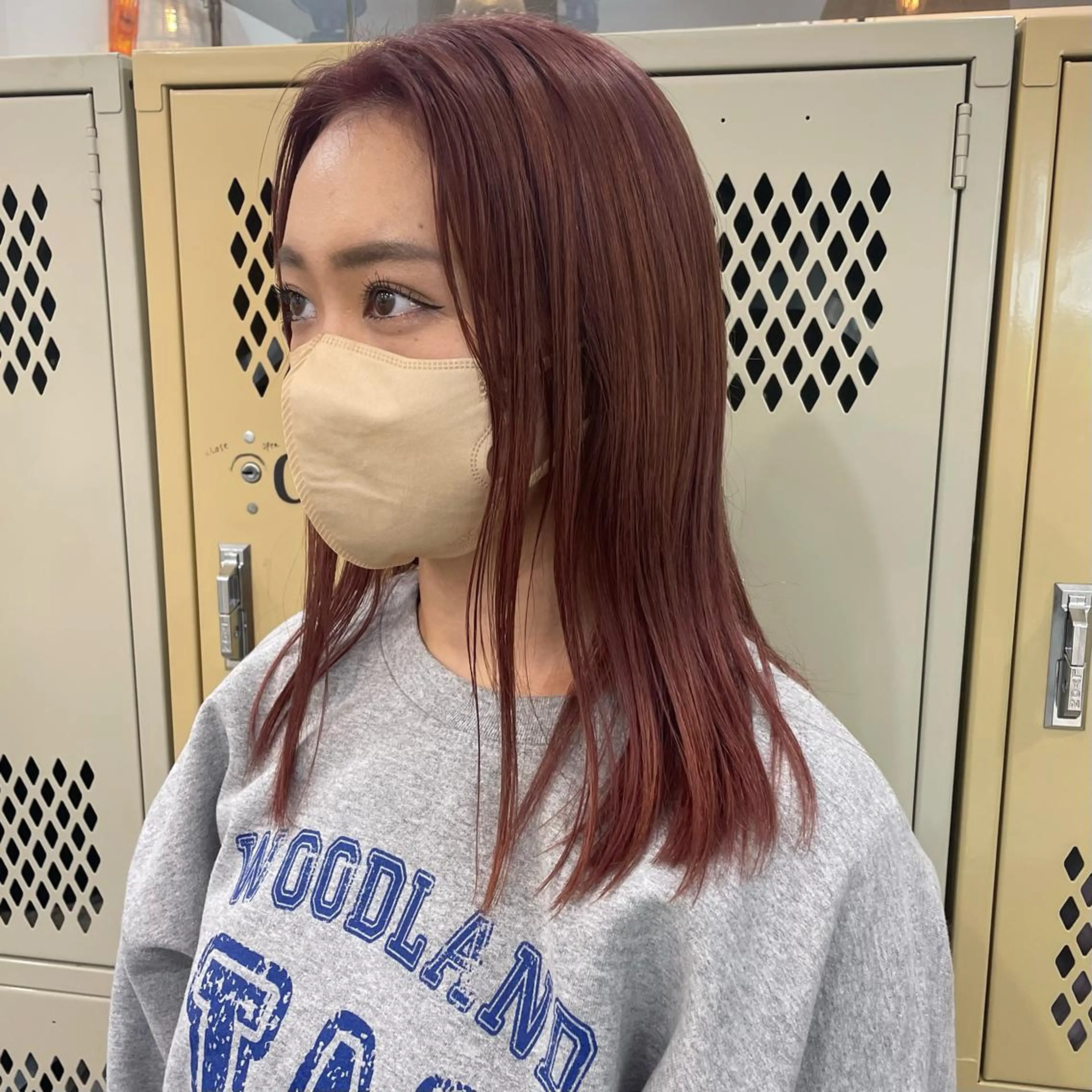 セミロング ヘアカラー トリートメント SUNC/🤎 オオクマ　カナエ🤎のヘアスタイル