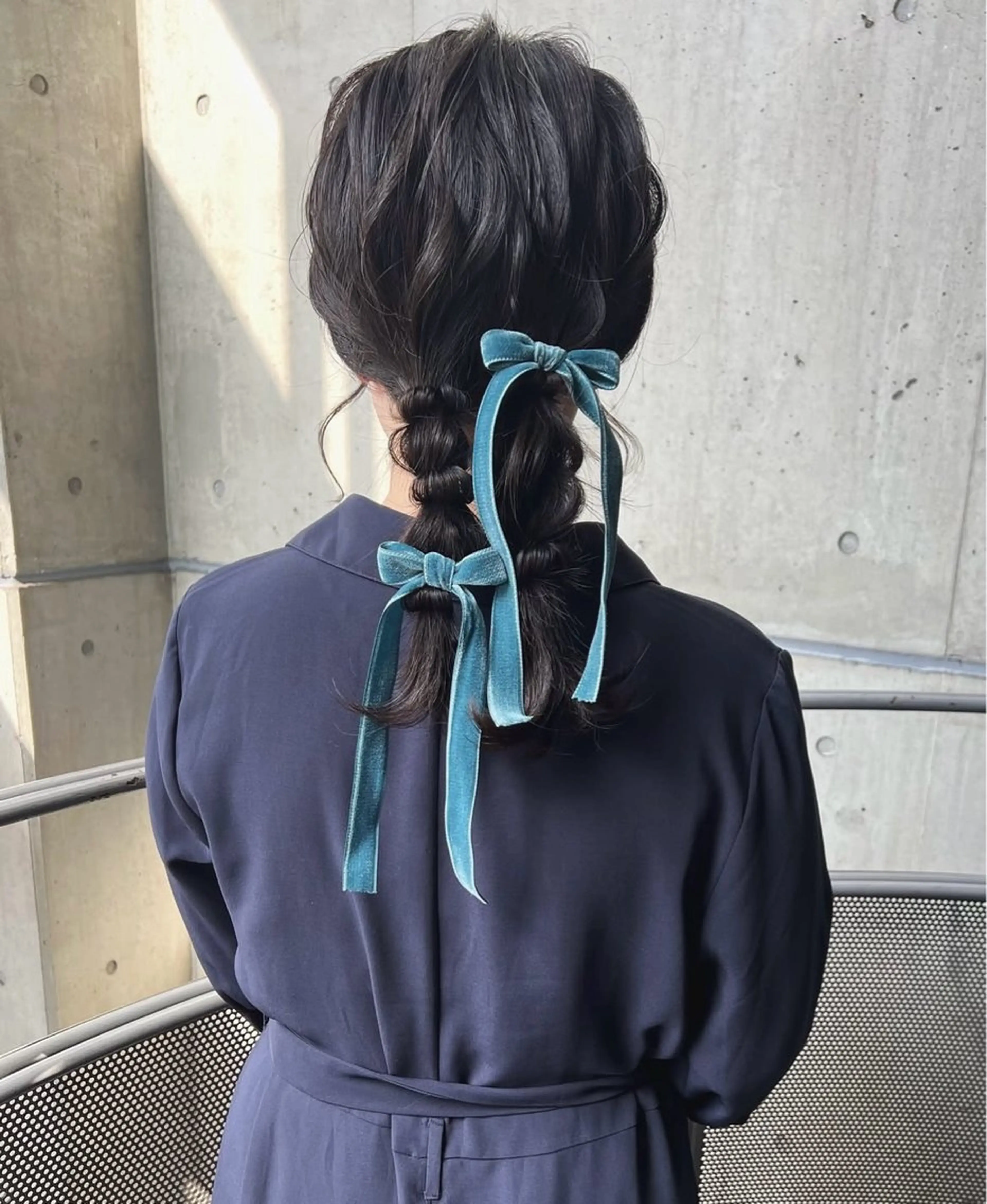 セミロング ヘアアレンジ ヘアセット ヘアセット chamoのヘアスタイル