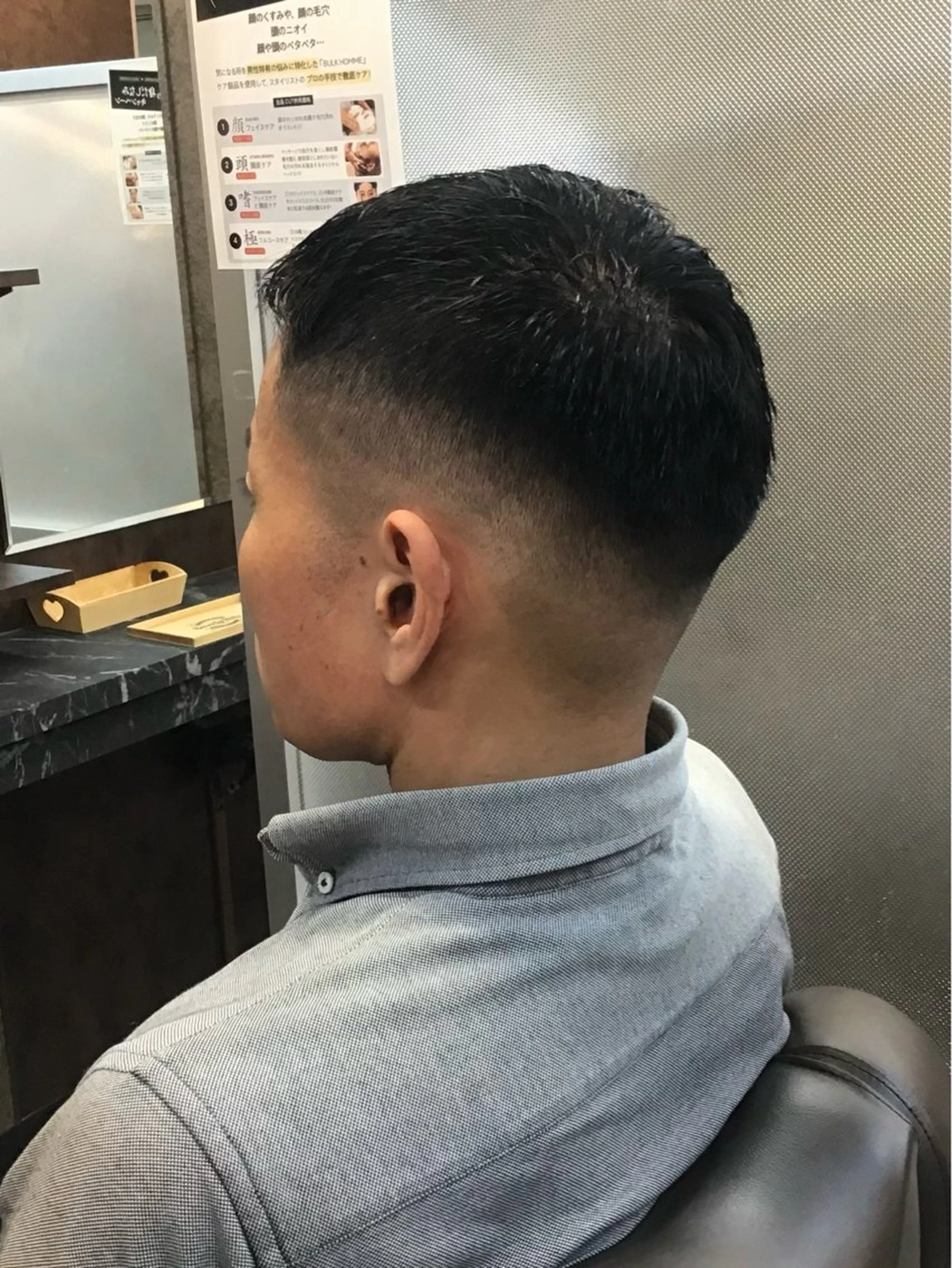 ショート メンズ カット メンズパーマ特化 カバヤマ　リョウのヘアスタイル