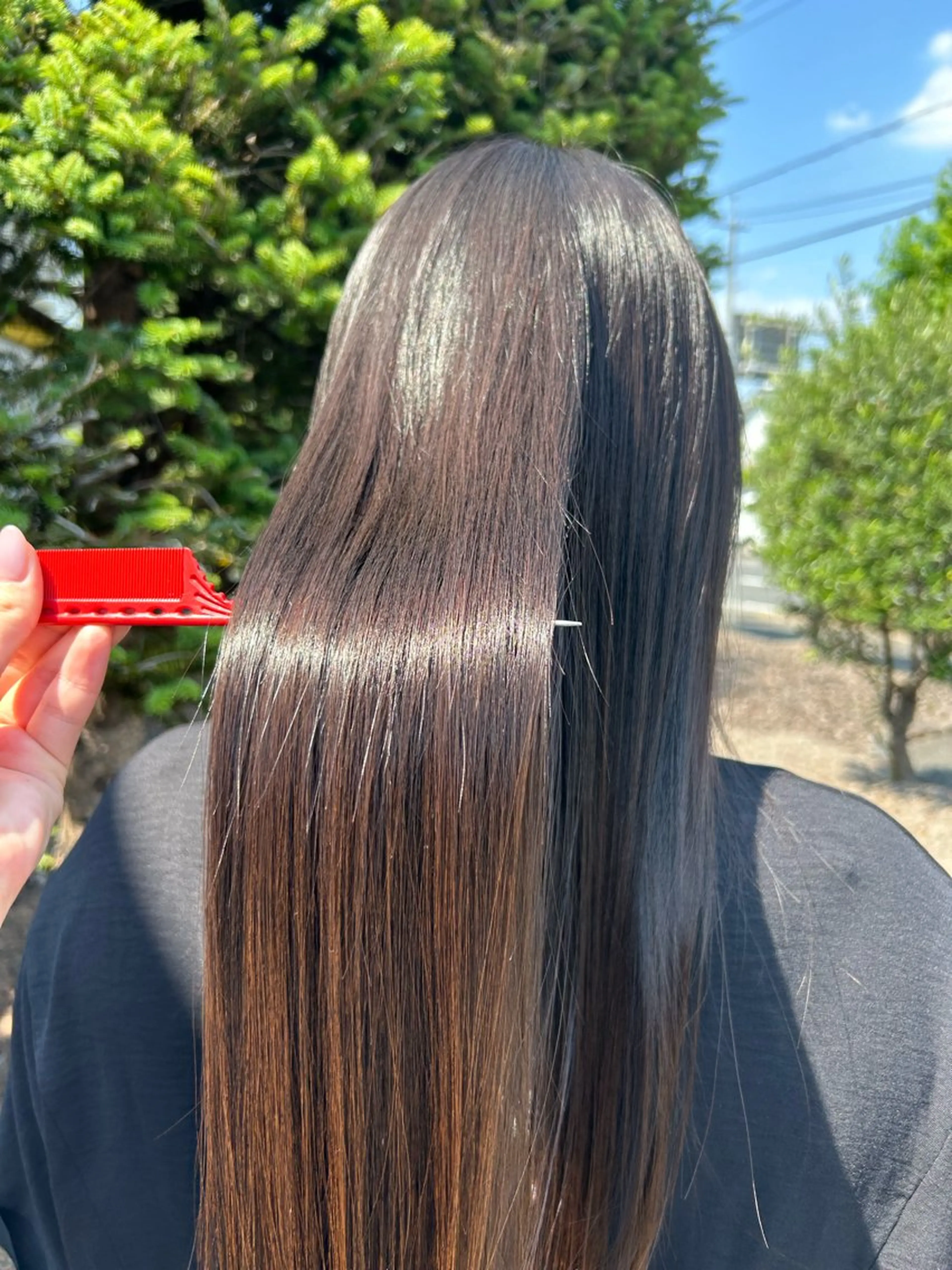 【minimo限定💛ᩚ】全体ストレート(縮毛矯正)💇‍♀️スチーム前処理付きの写真