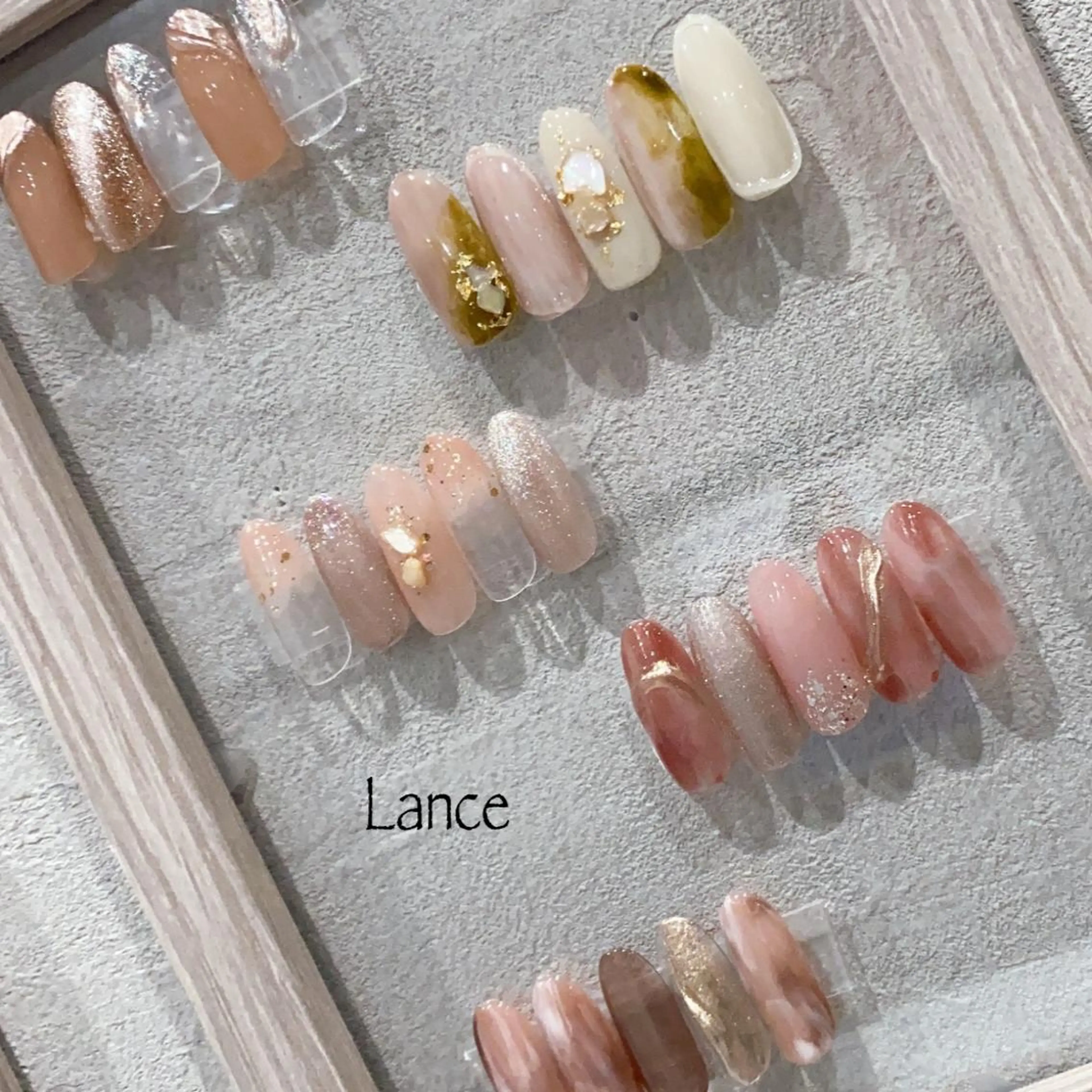 ミディアム ハンドネイル Lance nailのネイルデザイン