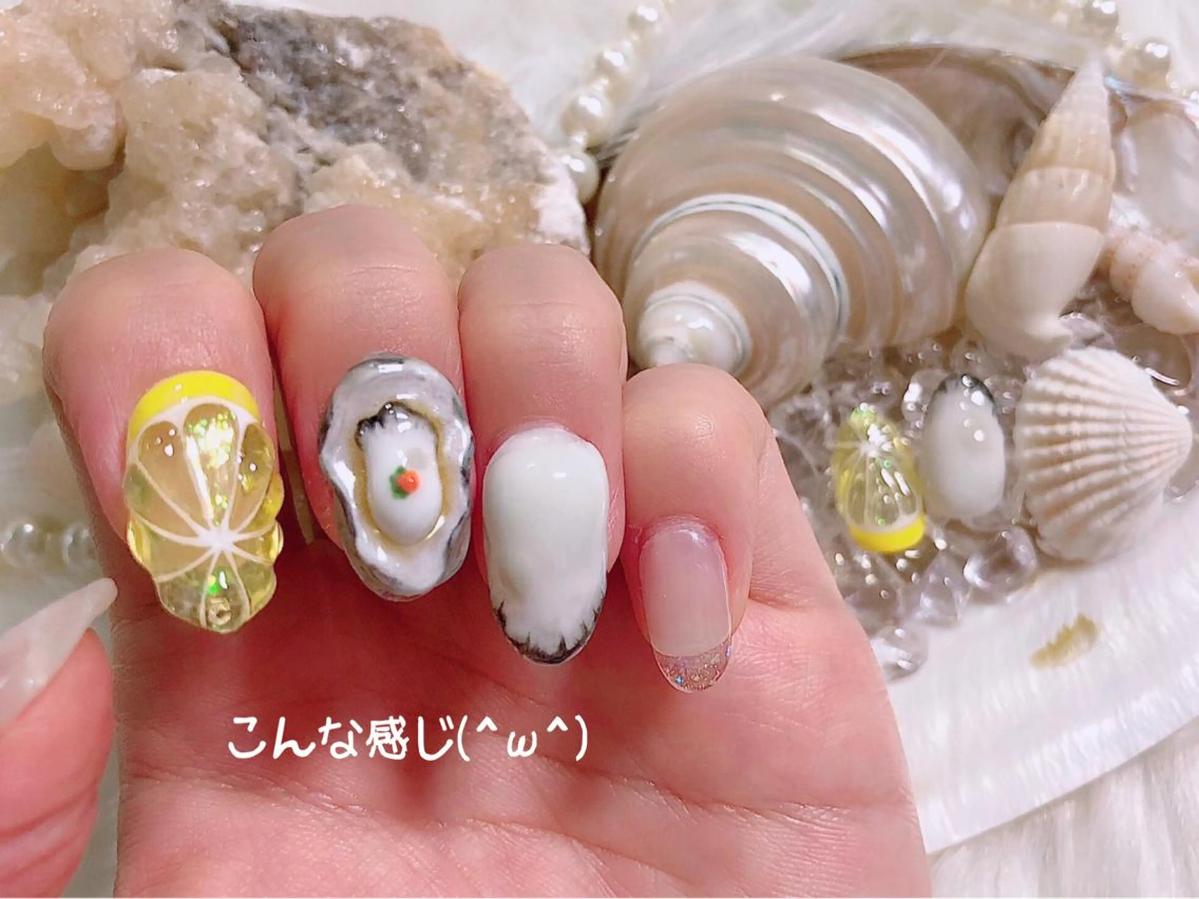 ネイル 長さ出し kananail ♡のネイルデザイン