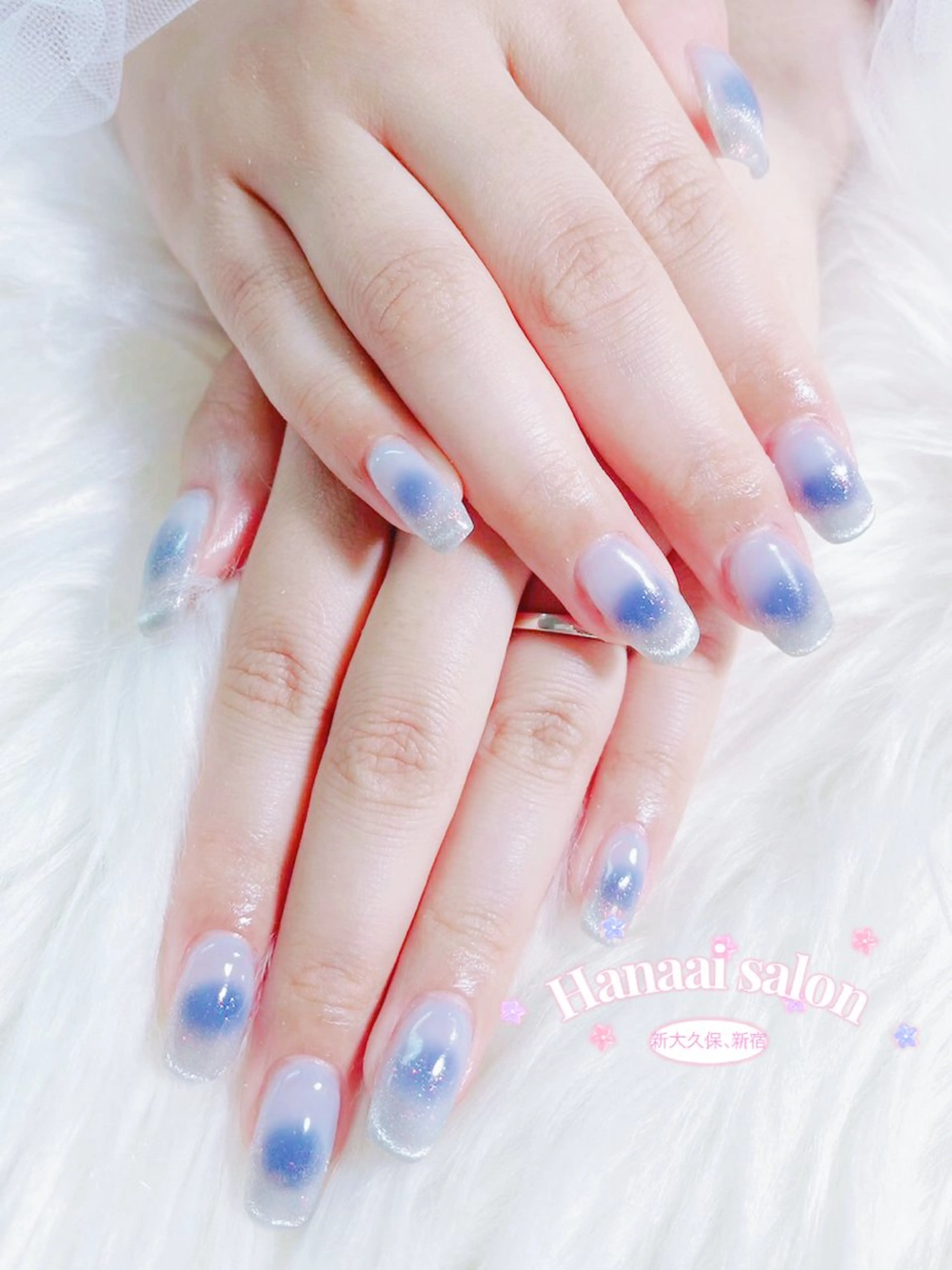 ミディアム ハンドネイル Hanaai Salon新宿店のネイルデザイン