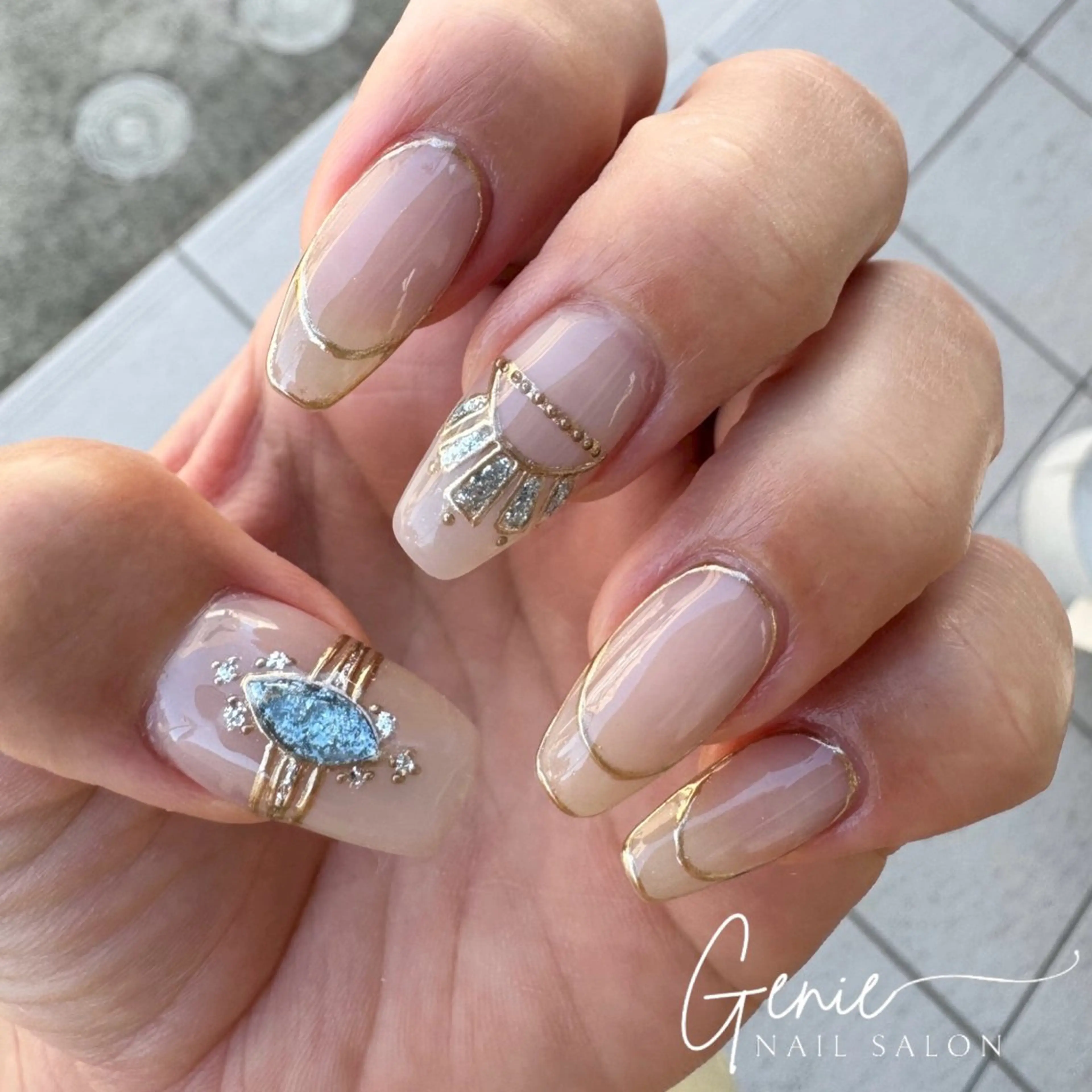 ネイル アートネイル ハンドネイル Nail salon Genieのネイルデザイン