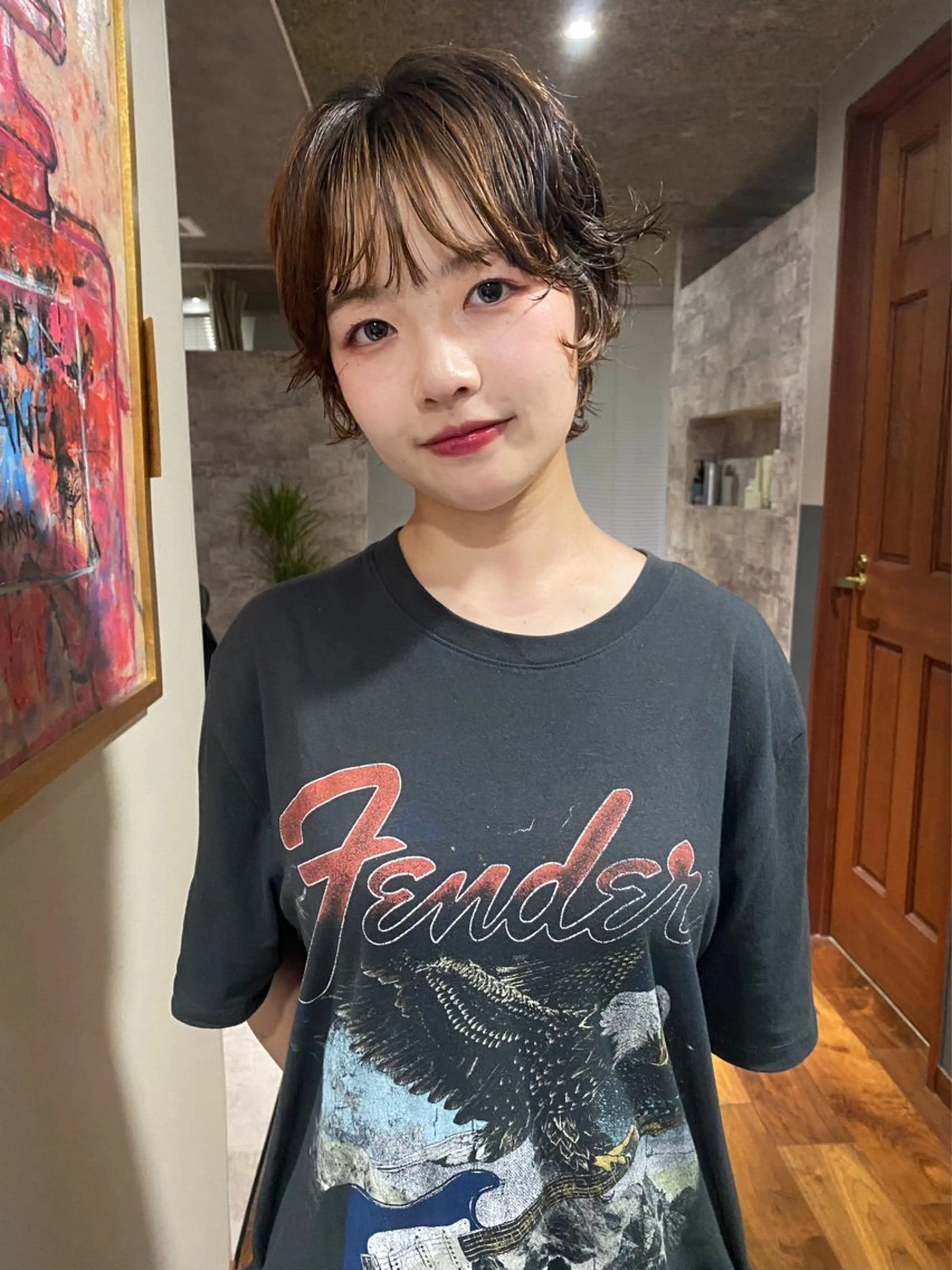 ショート カラー パーマ ショートヘア mai / linoah˚✧のヘアスタイル