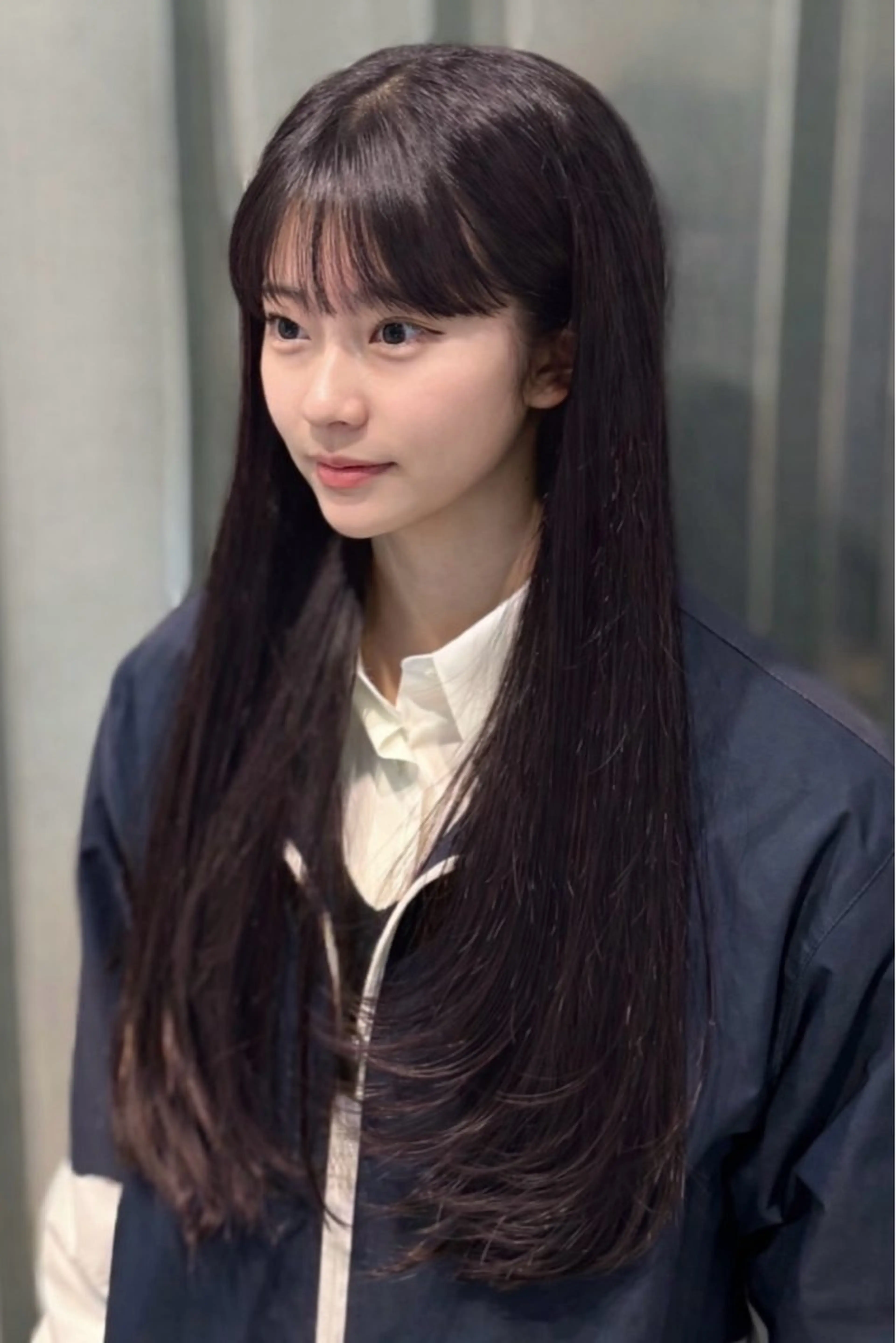 ロング カラー カット ヘアカラー 韓国風レイヤー/ 艶カラー竹内貫のヘアスタイル