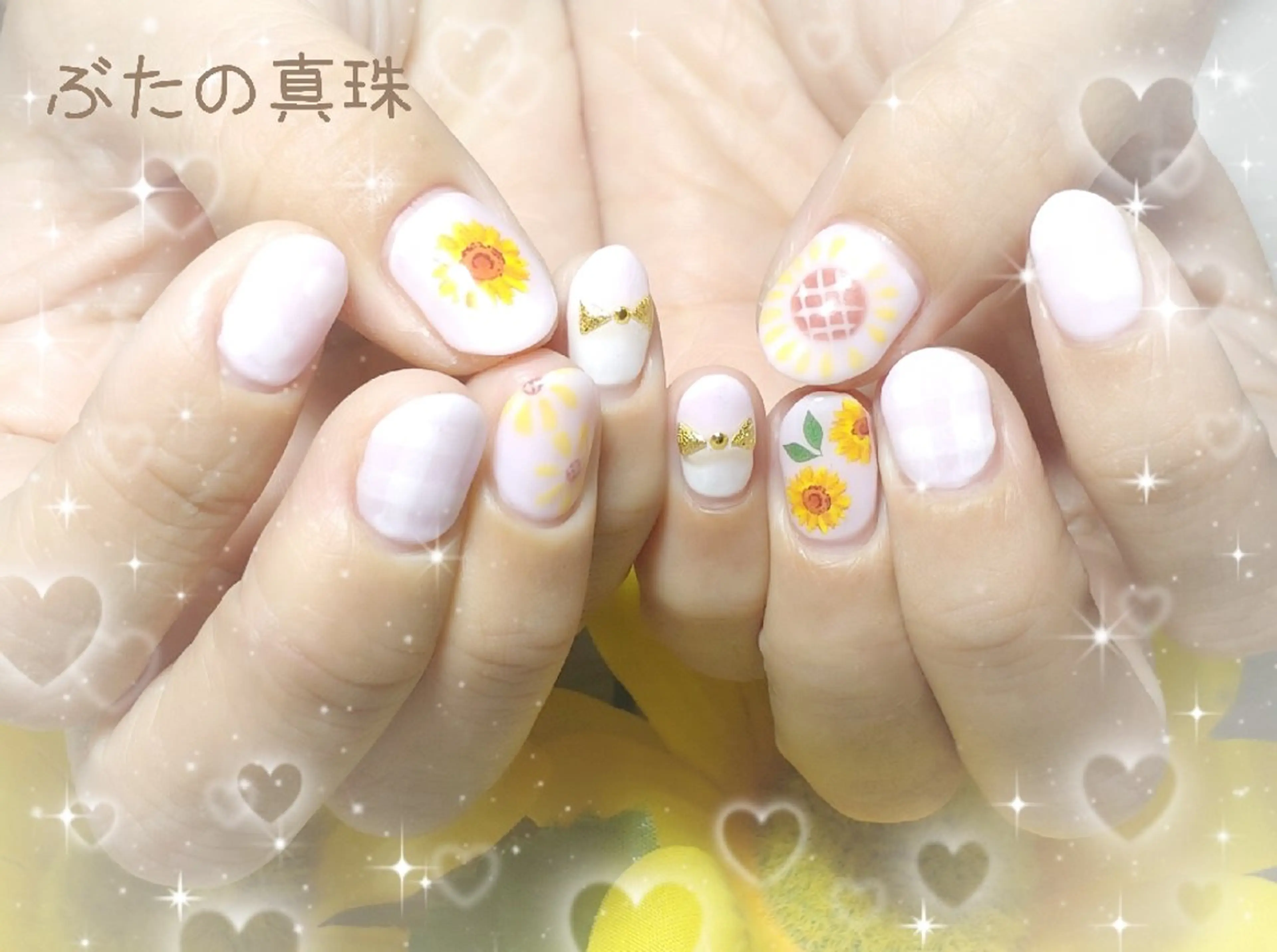 ネイル ハンドネイル 林 珠里のネイルデザイン