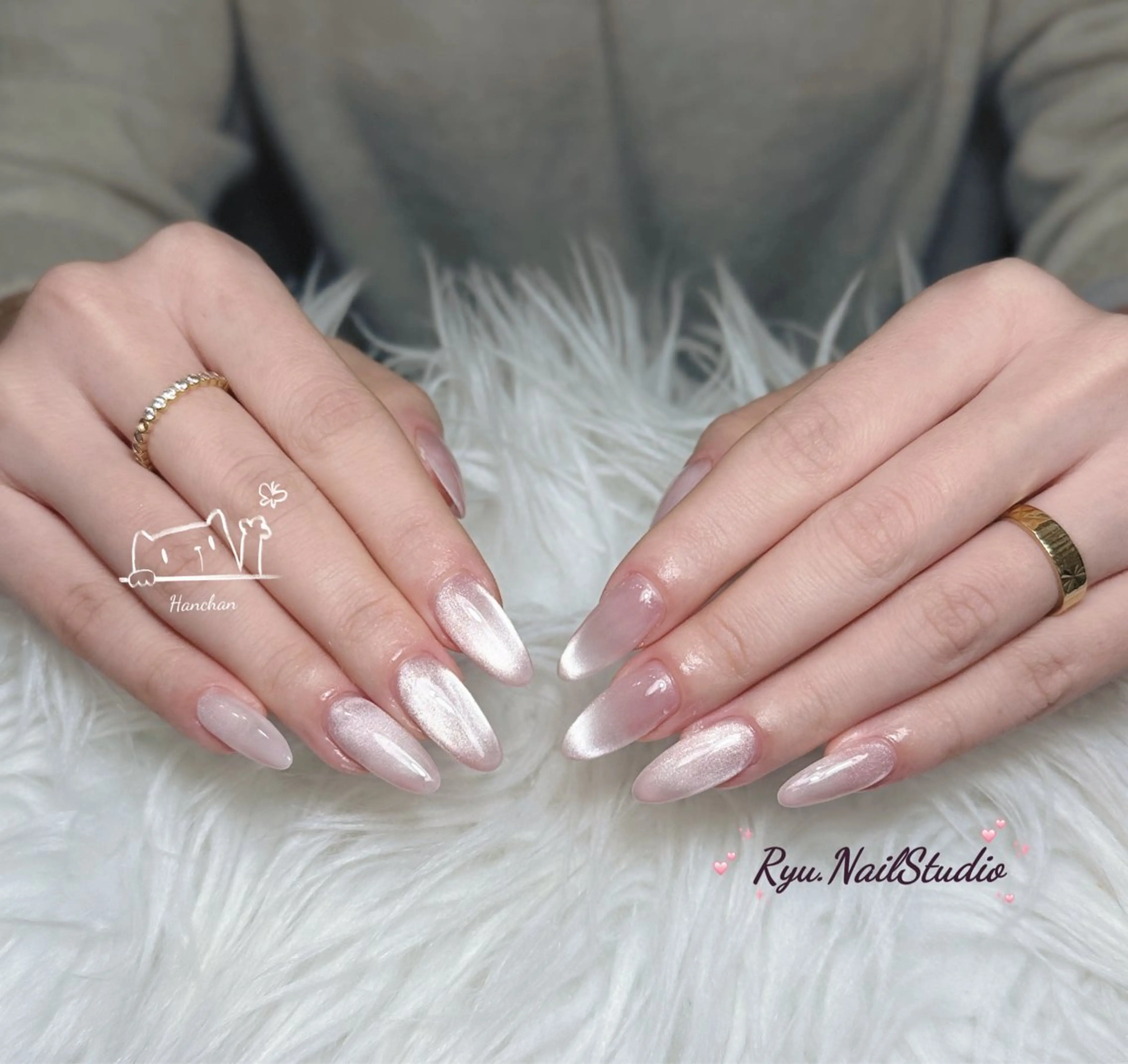 ミディアム ハンドネイル Ryu Nail NekoChanのネイルデザイン